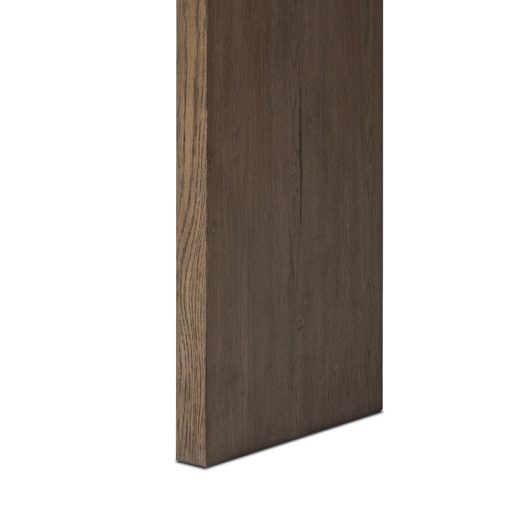 Four Hands Matthes Console Table - 60" — Rustic Grey Veneer