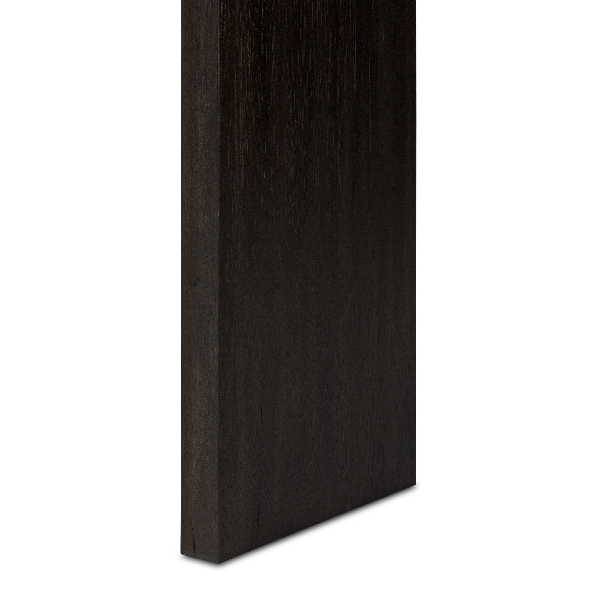 Four Hands Matthes Console Table - 60" — Smoked Black Veneer