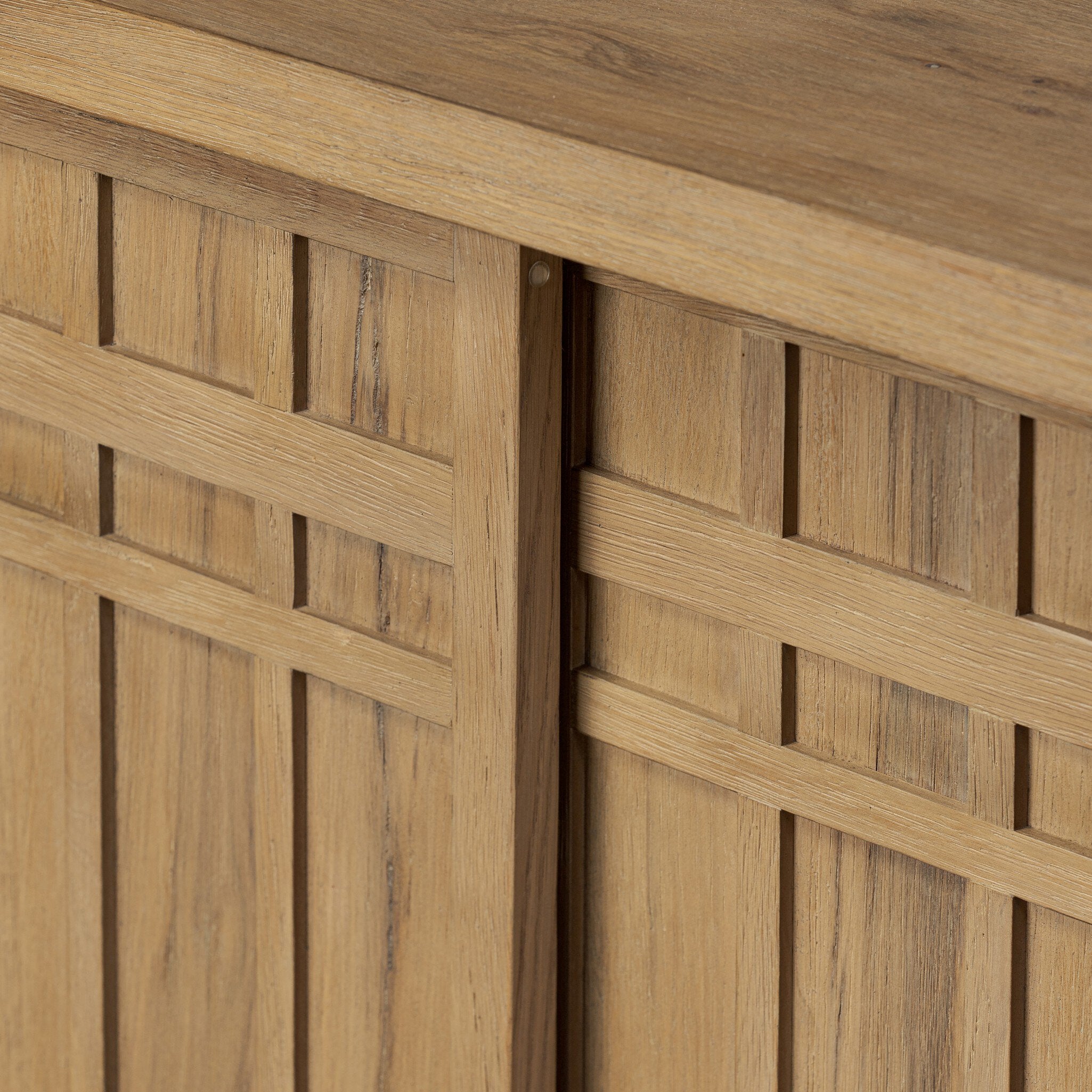 Four Hands Kashton Sideboard — Aged Smoked Oak-Aged Smoked Oak Veneer