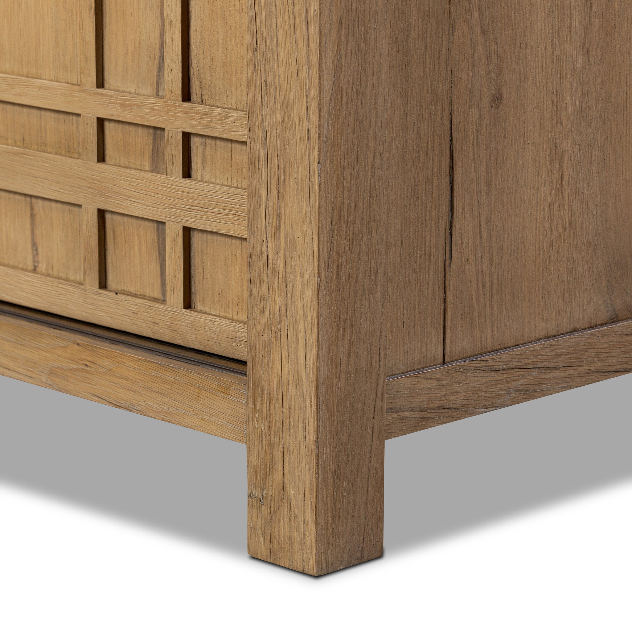 Four Hands Kashton Sideboard — Aged Smoked Oak-Aged Smoked Oak Veneer