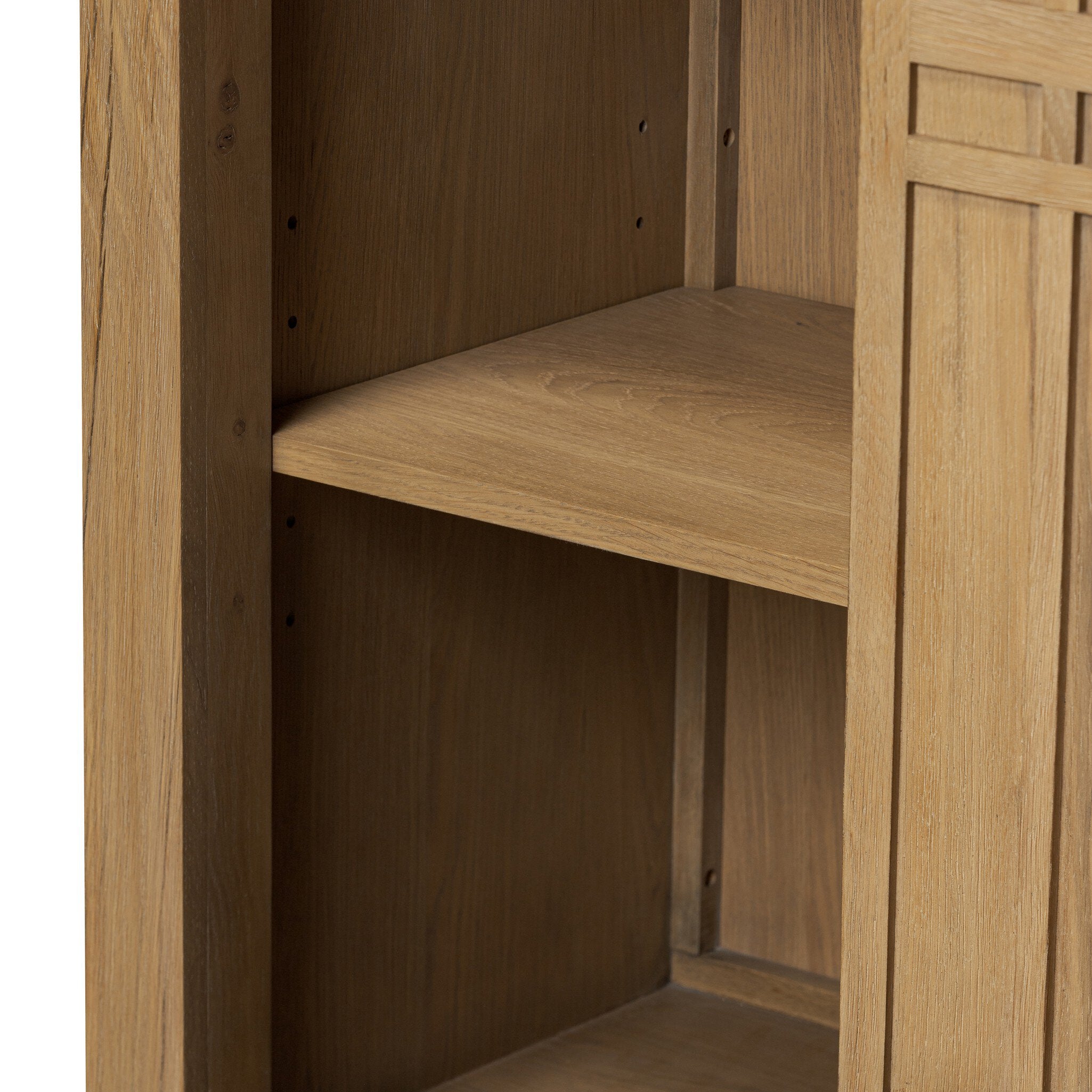 Four Hands Kashton Sideboard — Aged Smoked Oak-Aged Smoked Oak Veneer