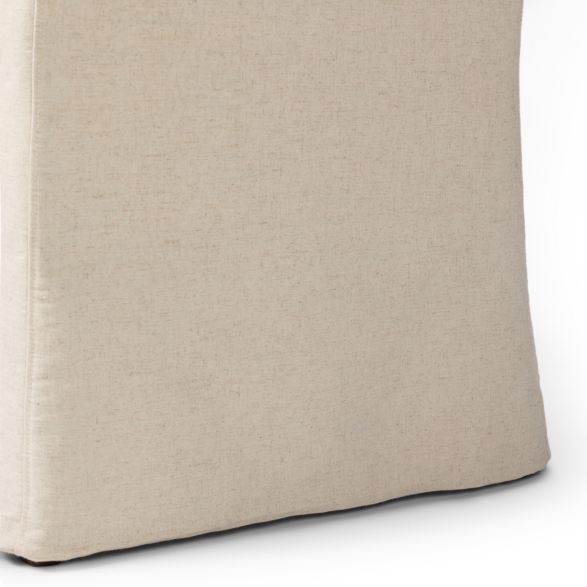 Four Hands Vista Slipcovered Dining Armchair — Savile Flax-Coffee Bean