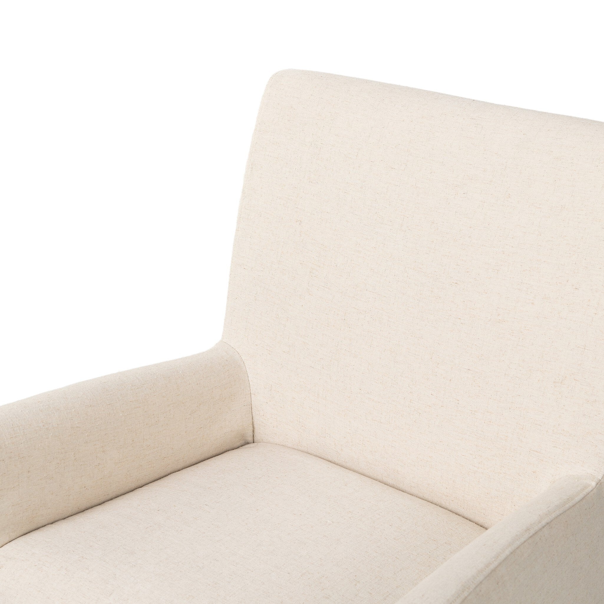 Four Hands Vista Slipcovered Dining Armchair — Savile Flax-Coffee Bean