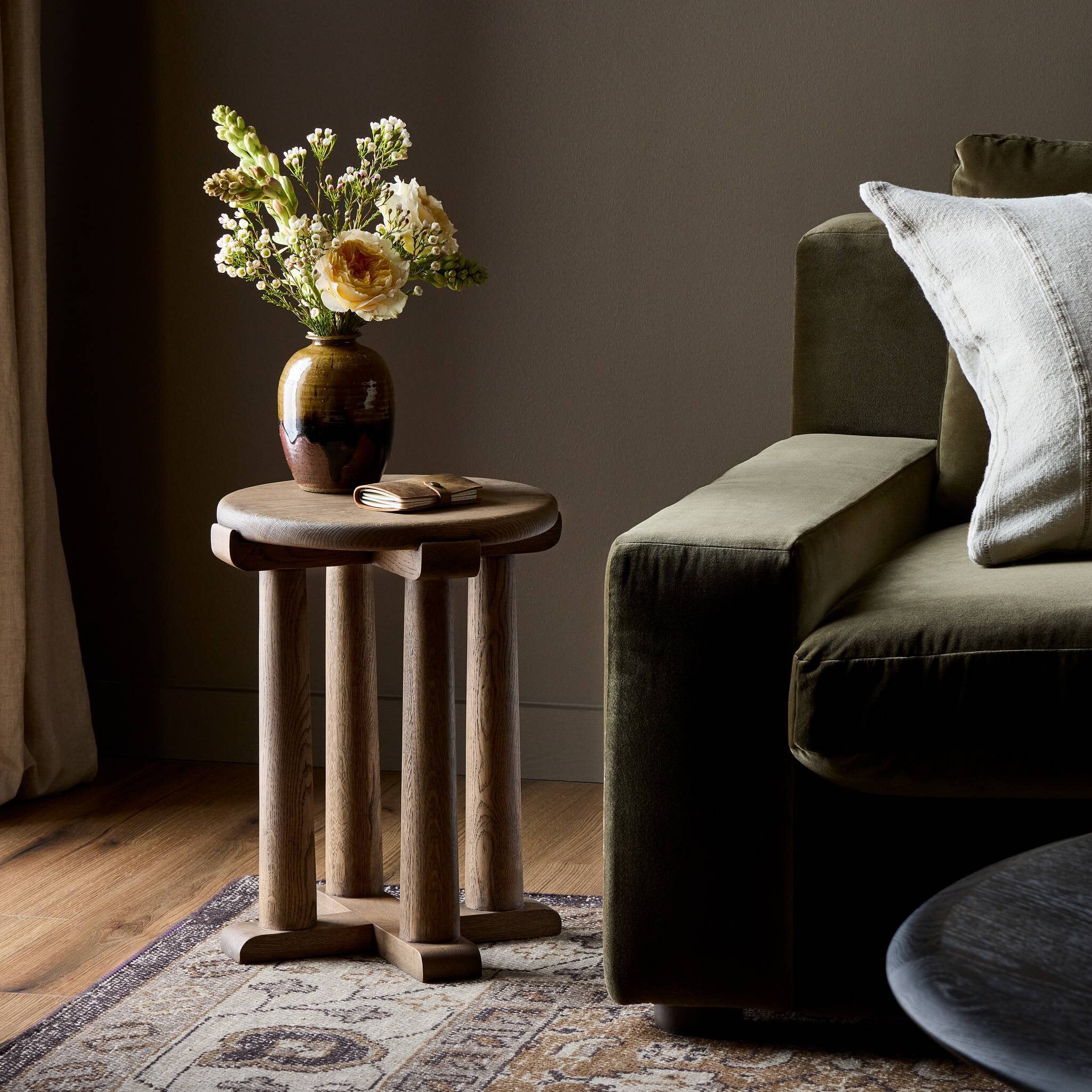 Four Hands Fonterra Stool β Warm Natural Oak-One Size