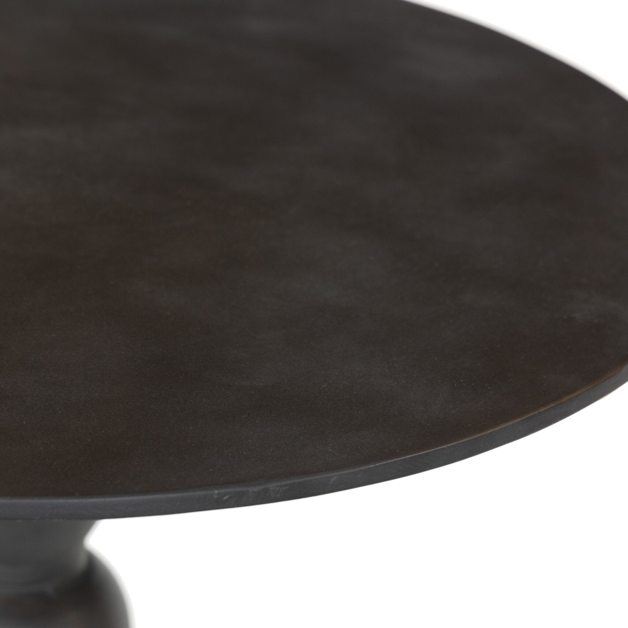 Four Hands Daffin End Table — Black Antique