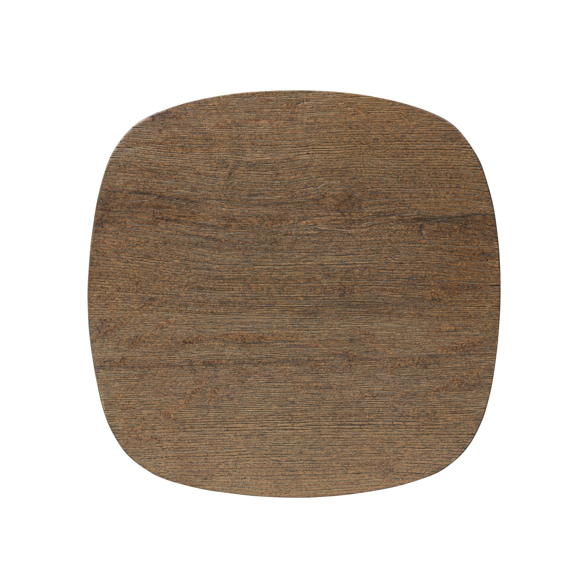 Four Hands Tycho Pedestal — Brown Oak Veneer
