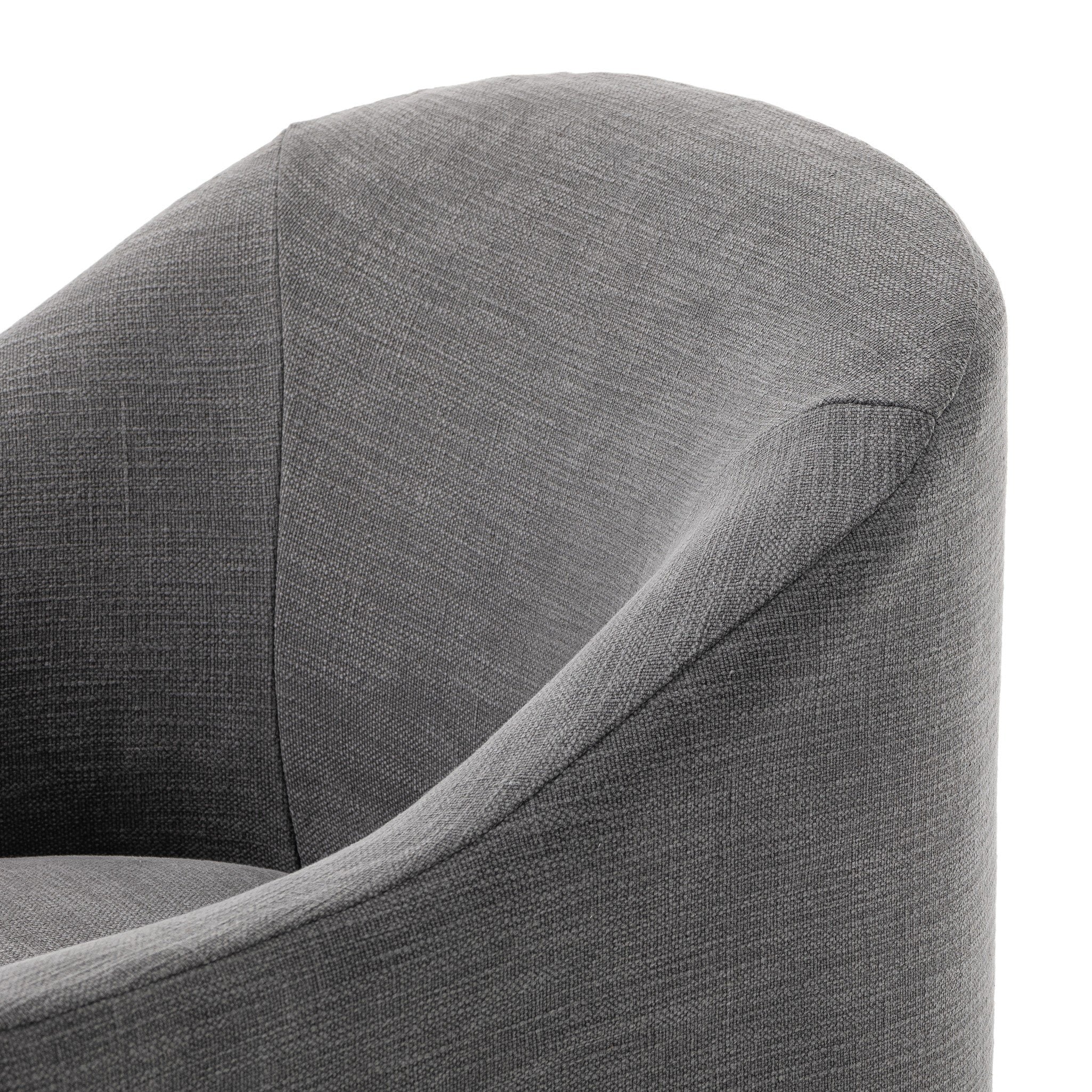 Four Hands Cove Dining Chair With Casters — Bergamo Charcoal