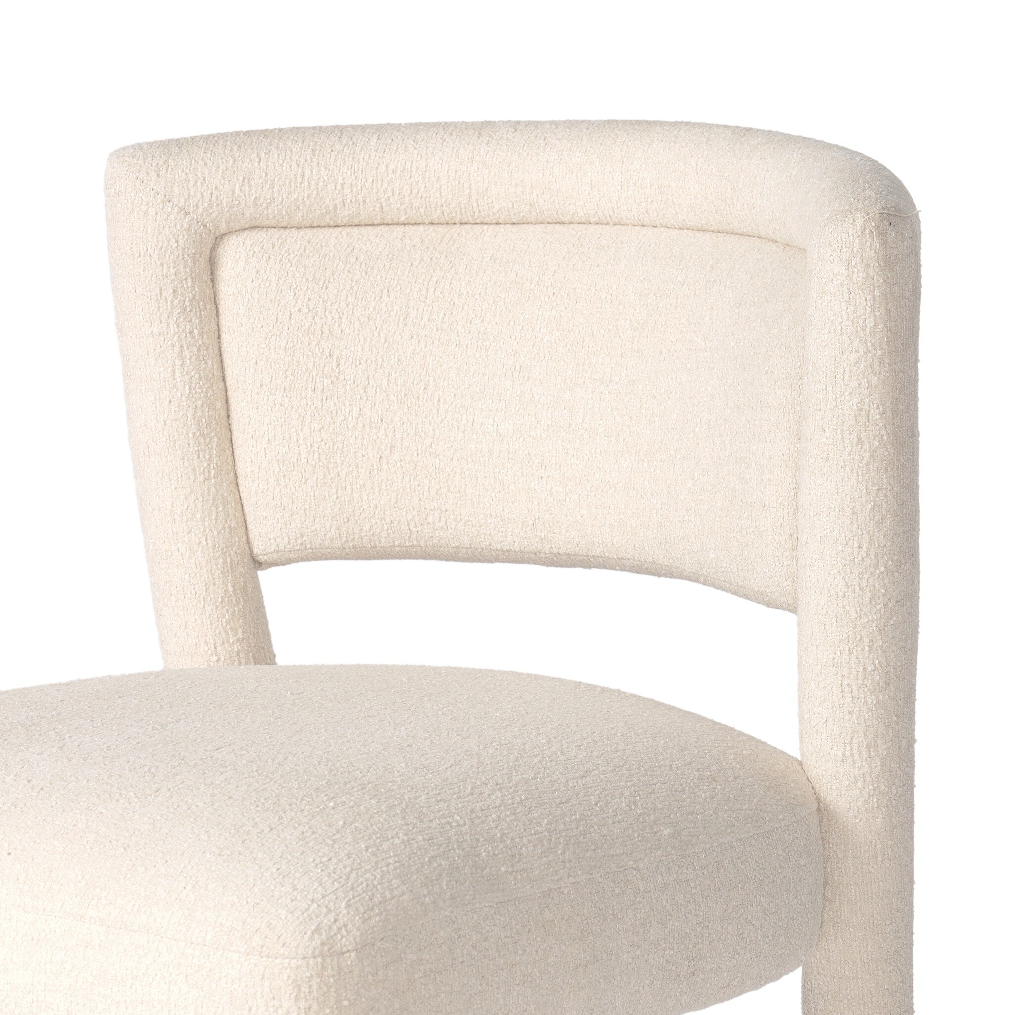 Four Hands Beverly Bar + Counter Stool — Crypton Wayfarer Snow-Gris Gunmetal Iron-Counter