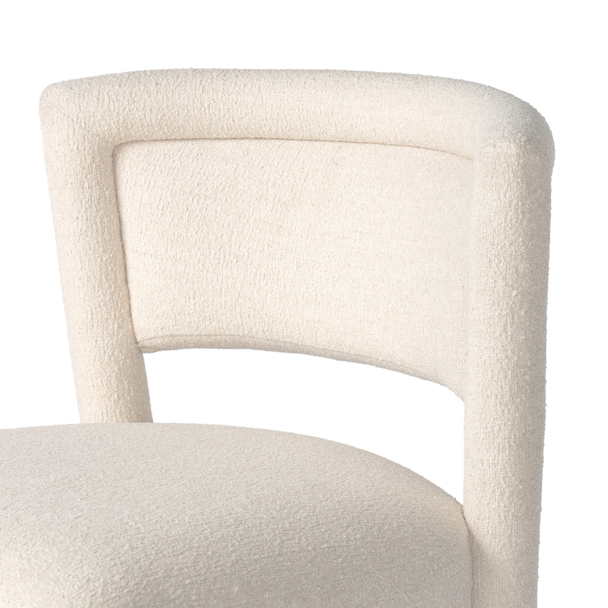 Four Hands Beverly Bar + Counter Stool — Crypton Wayfarer Snow-Gris Gunmetal Iron-Bar