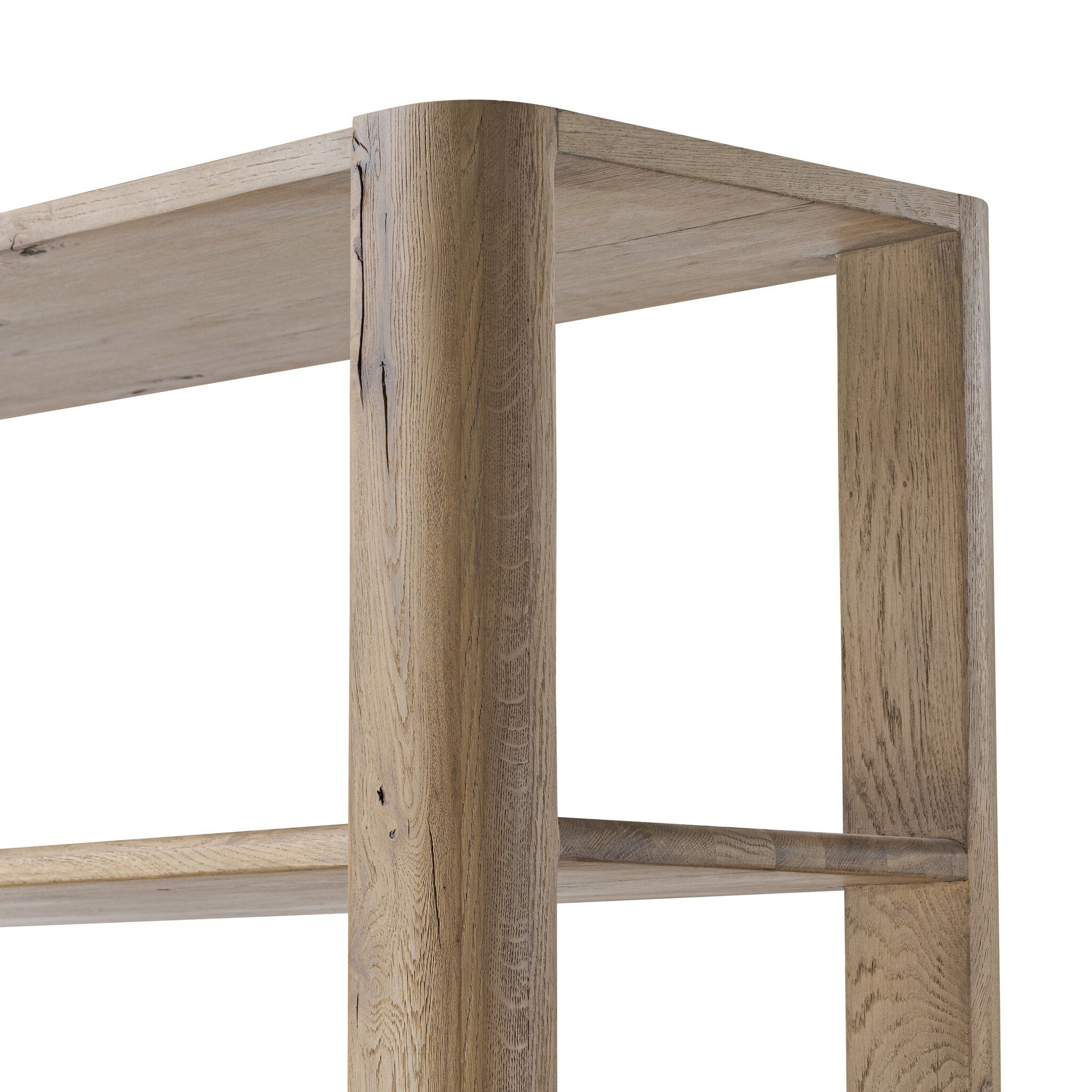 Four Hands Lloyd Bookcase — Aged Natural Oak-Aged Natural Oak Veneer