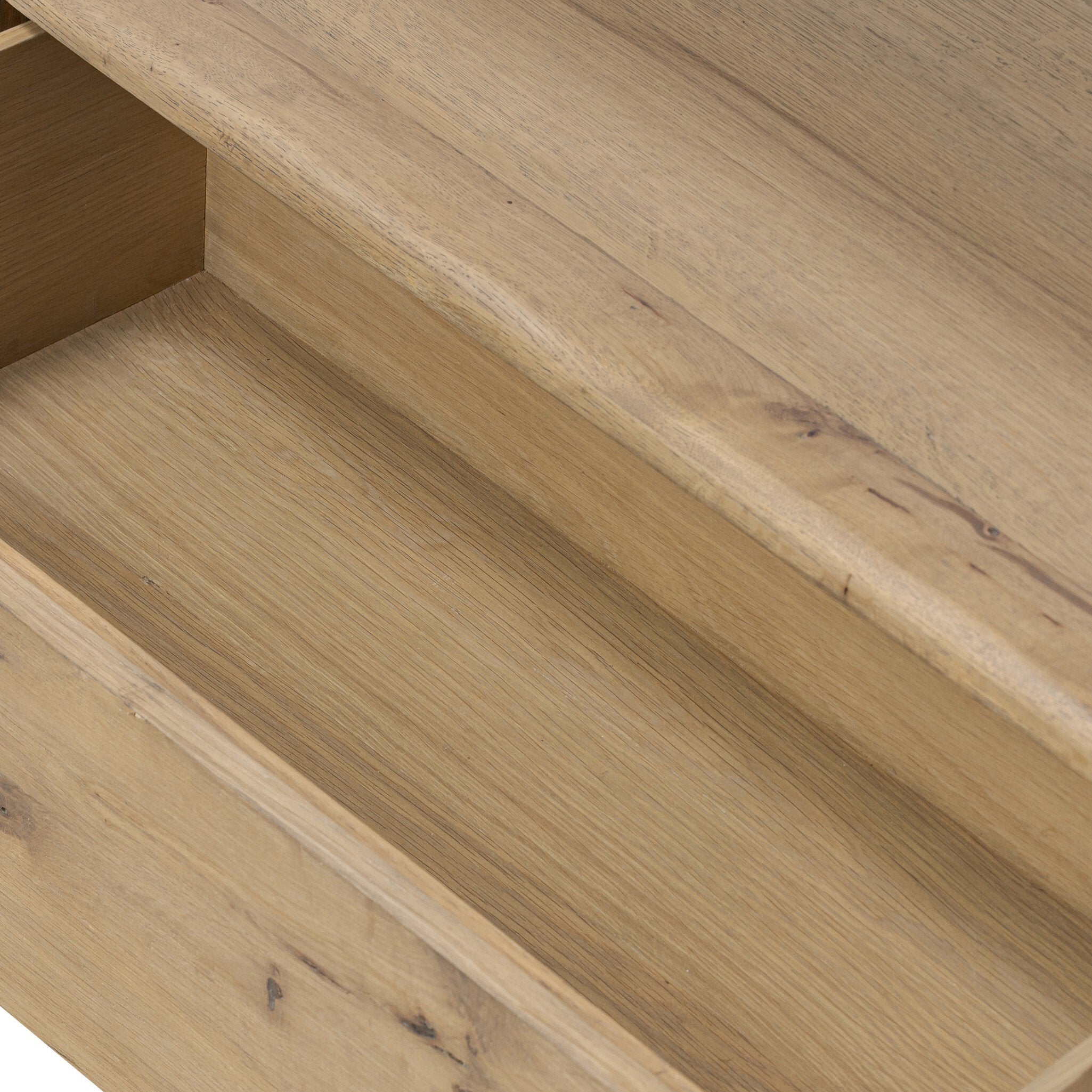 Four Hands Lloyd Bookcase — Aged Natural Oak-Aged Natural Oak Veneer