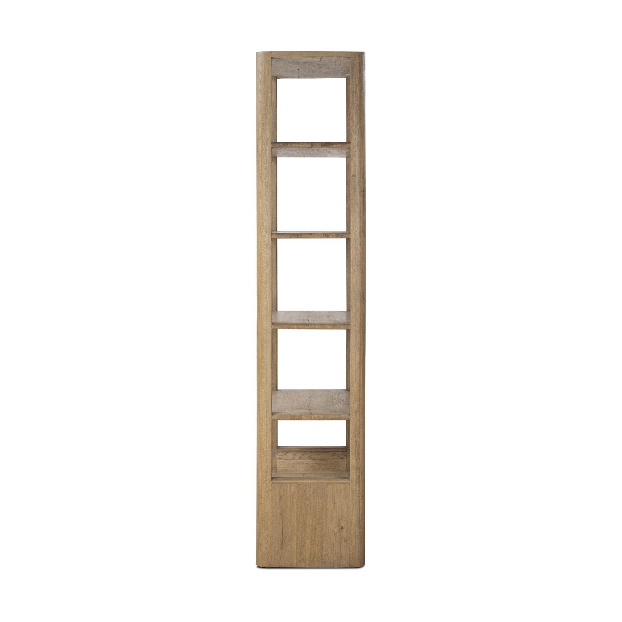 Four Hands Lloyd Bookcase — Aged Natural Oak-Aged Natural Oak Veneer