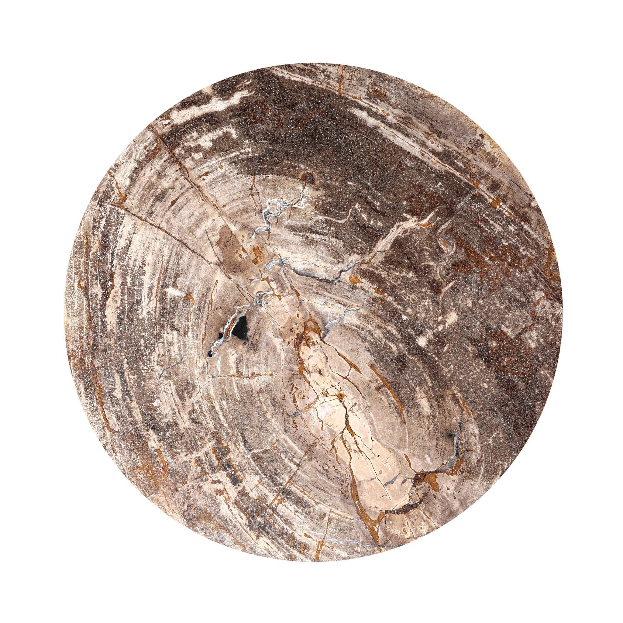 Four Hands Aida End Table — Light Petrified Wood
