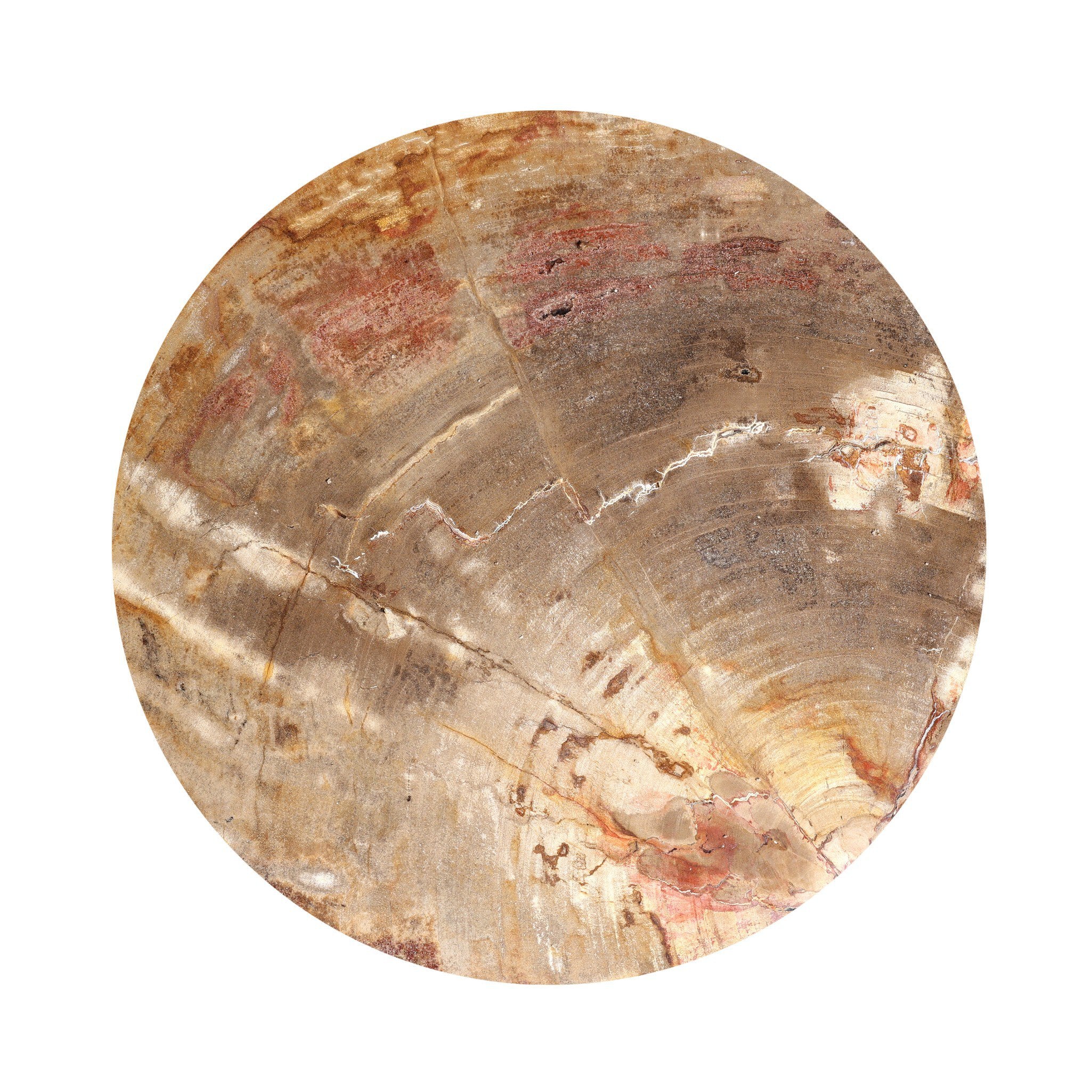 Four Hands Aida End Table — Light Petrified Wood