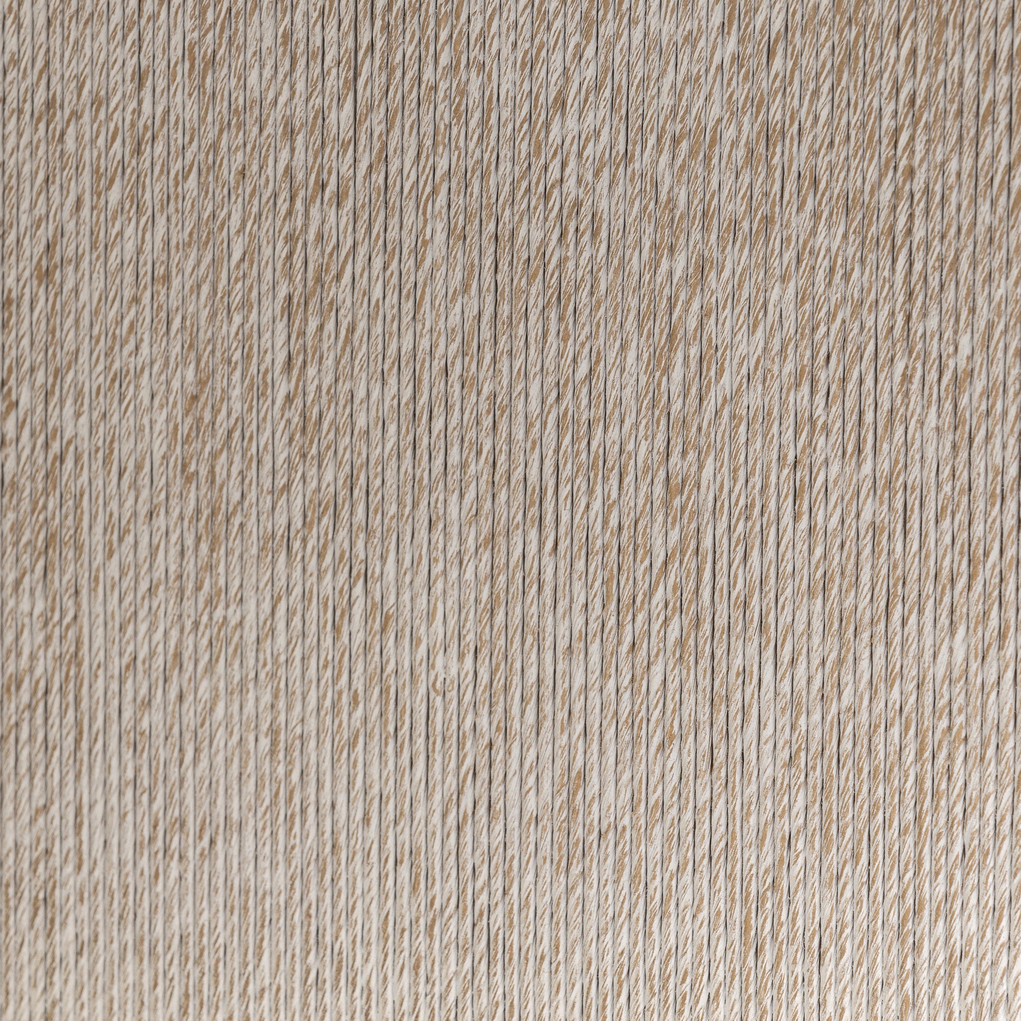 Four Hands Rosenell Round Coffee Table — Natural Oak Veneer-Natural Oak Solid-Natural Paper Cord