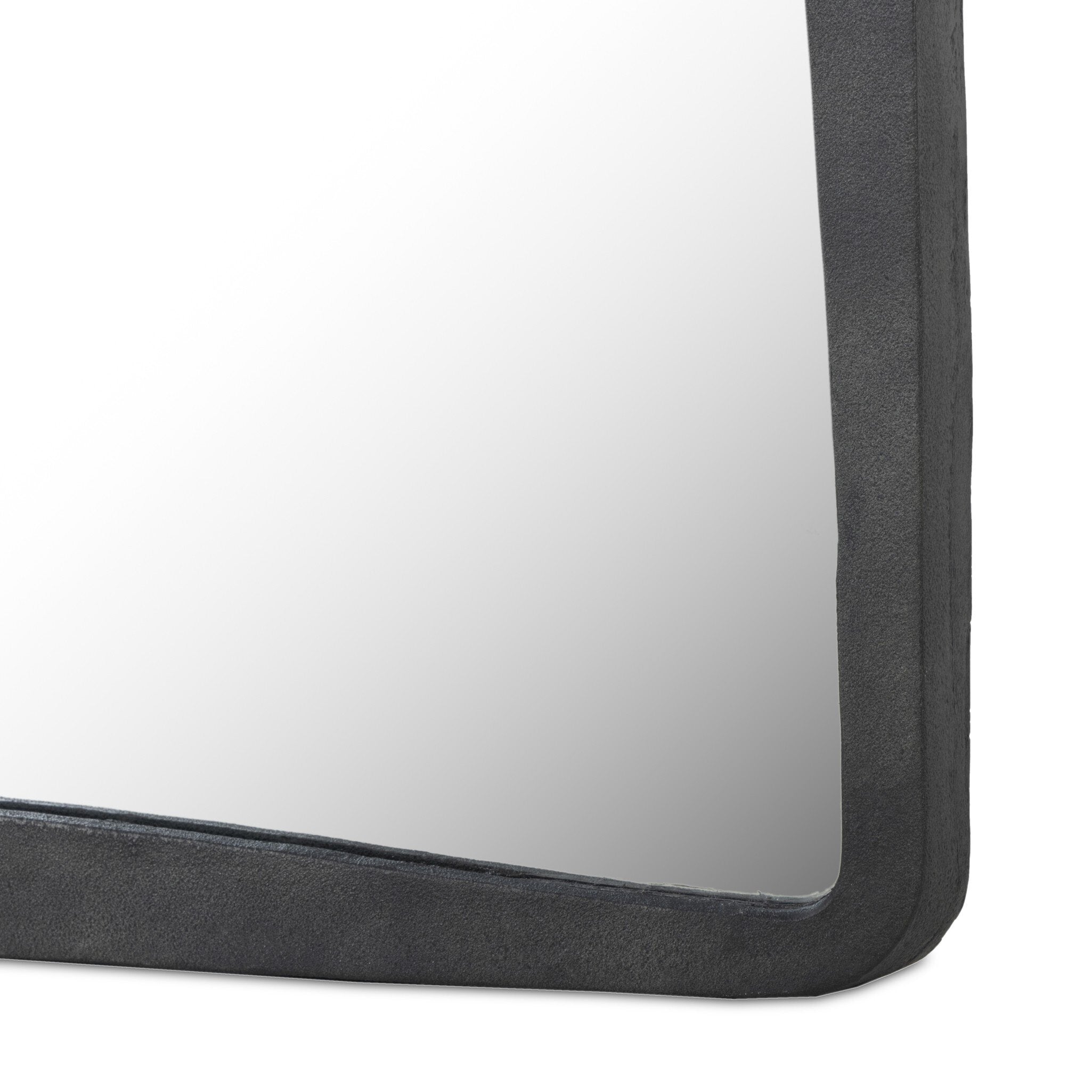 Four Hands Regis Floor Mirror — Hammered Grey-Mirror