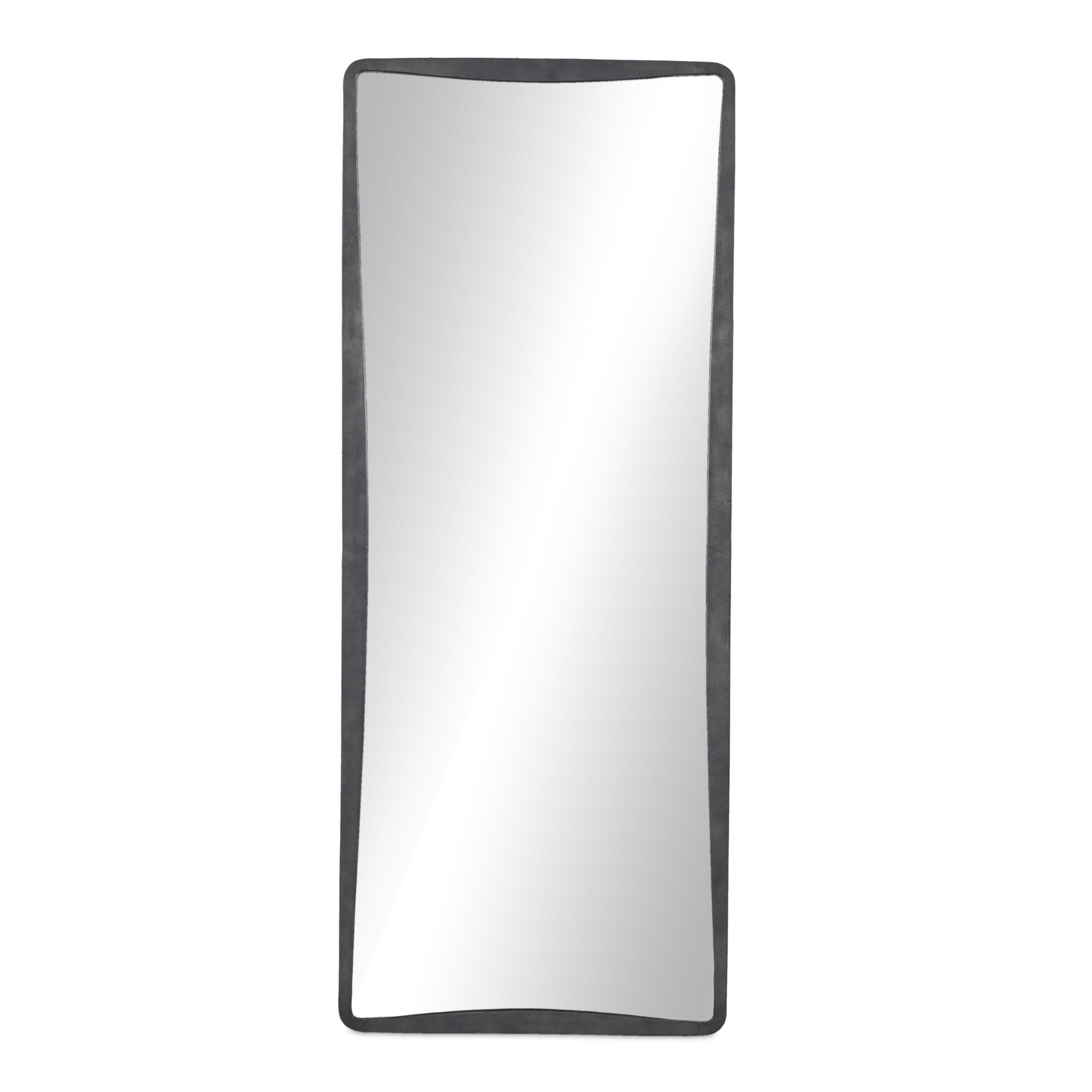 Four Hands Regis Floor Mirror — Hammered Grey-Mirror
