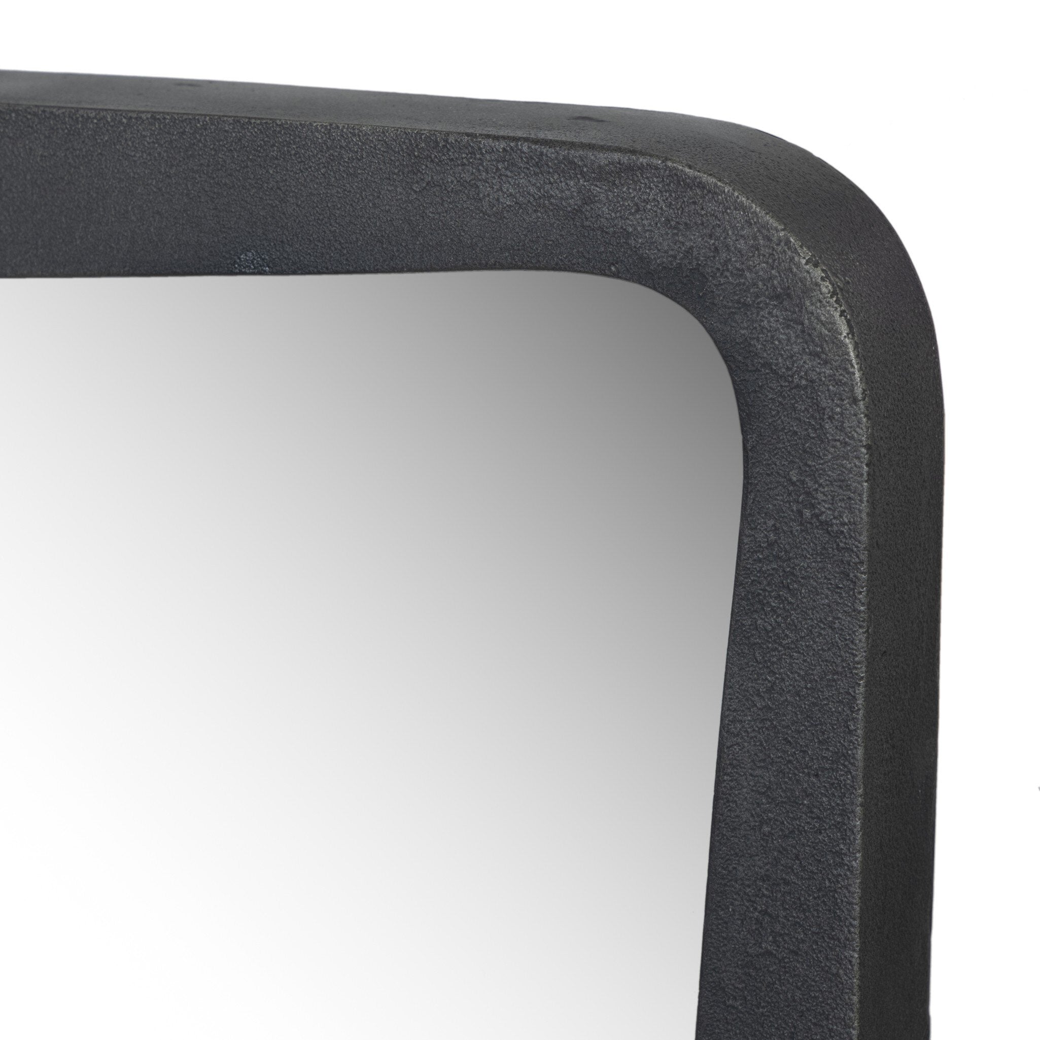 Four Hands Regis Wall Mirror — Hammered Grey-Mirror