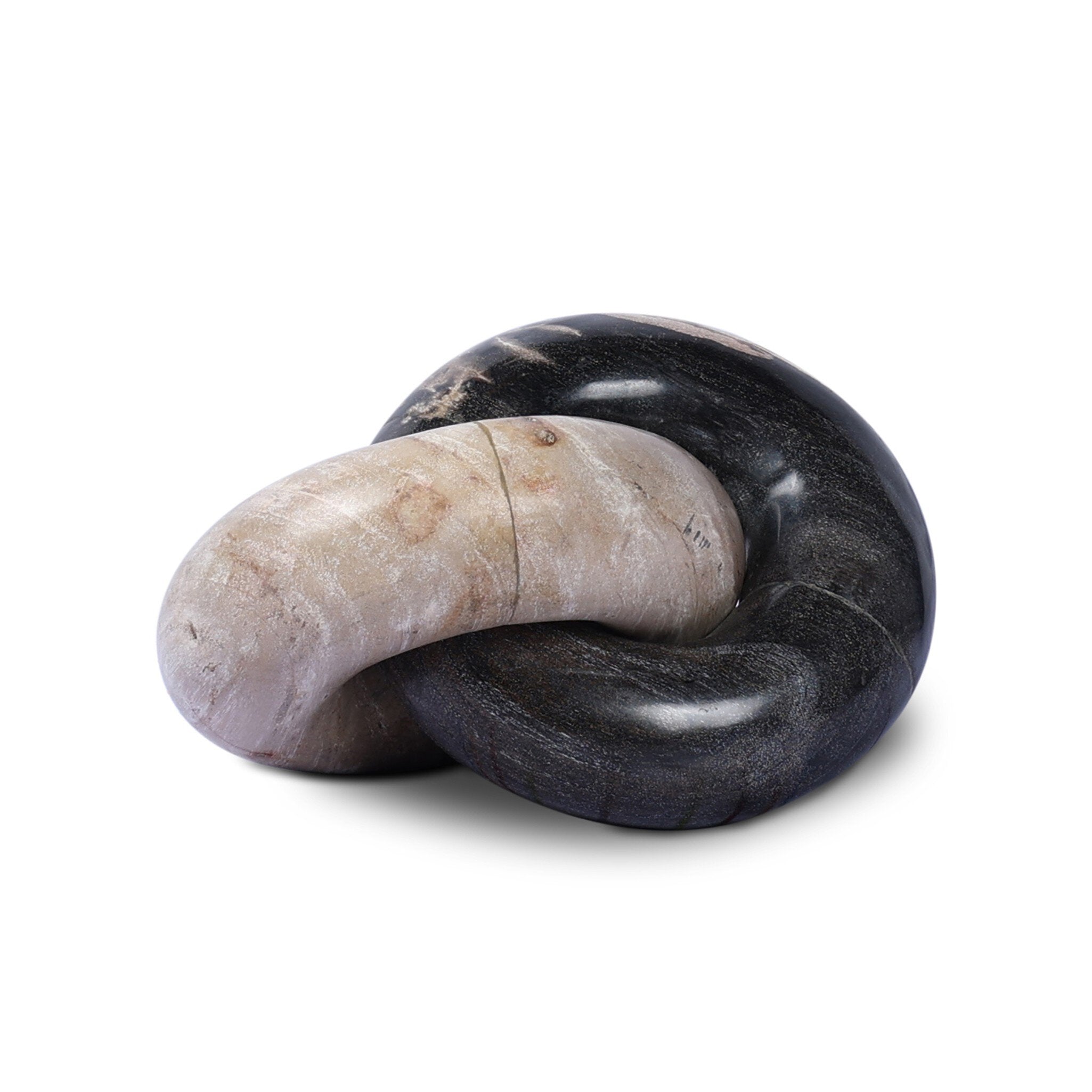 Four Hands Petrified Wood Knot — Dark Petrified Wood-Light Petrified Wood
