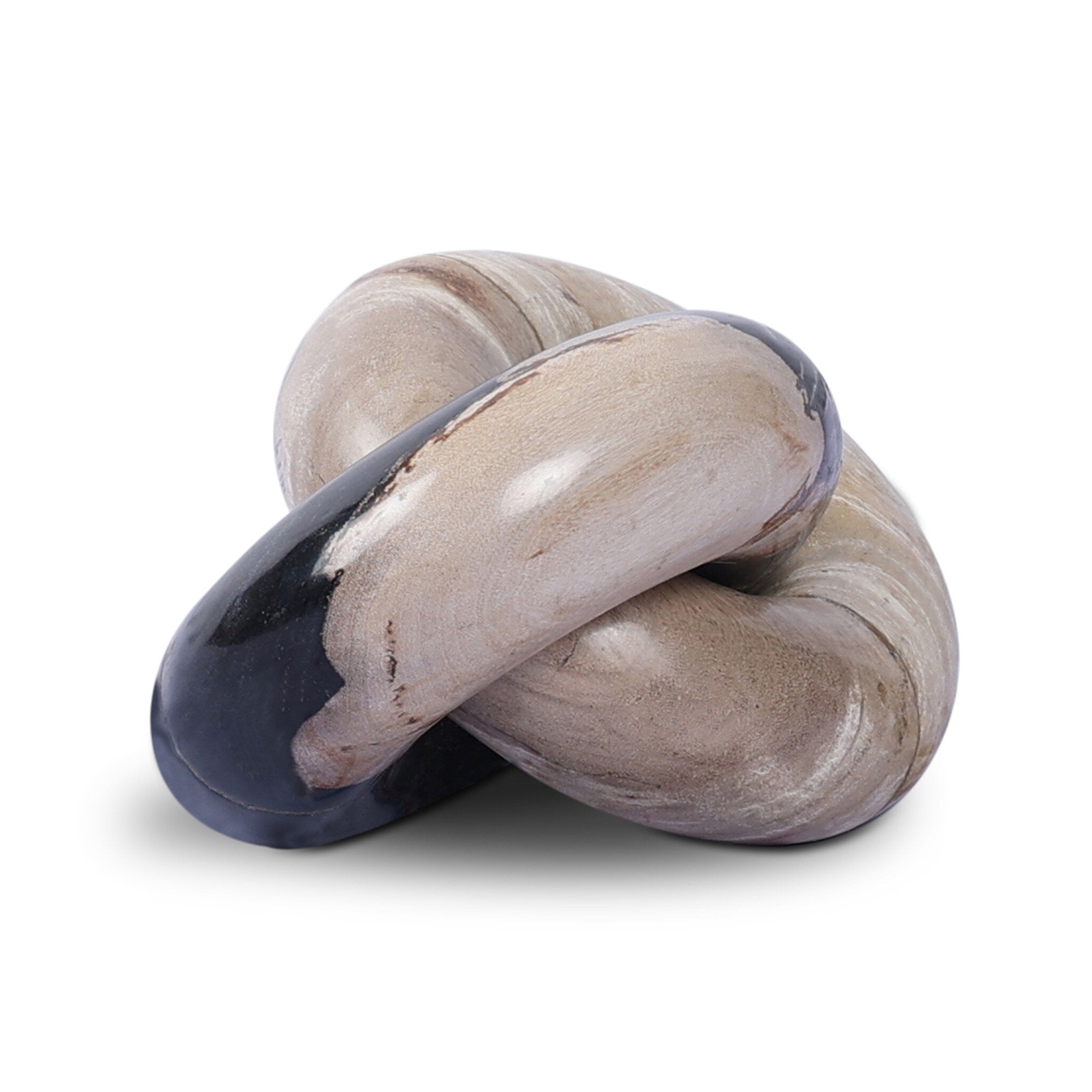 Four Hands Petrified Wood Knot — Dark Petrified Wood-Light Petrified Wood