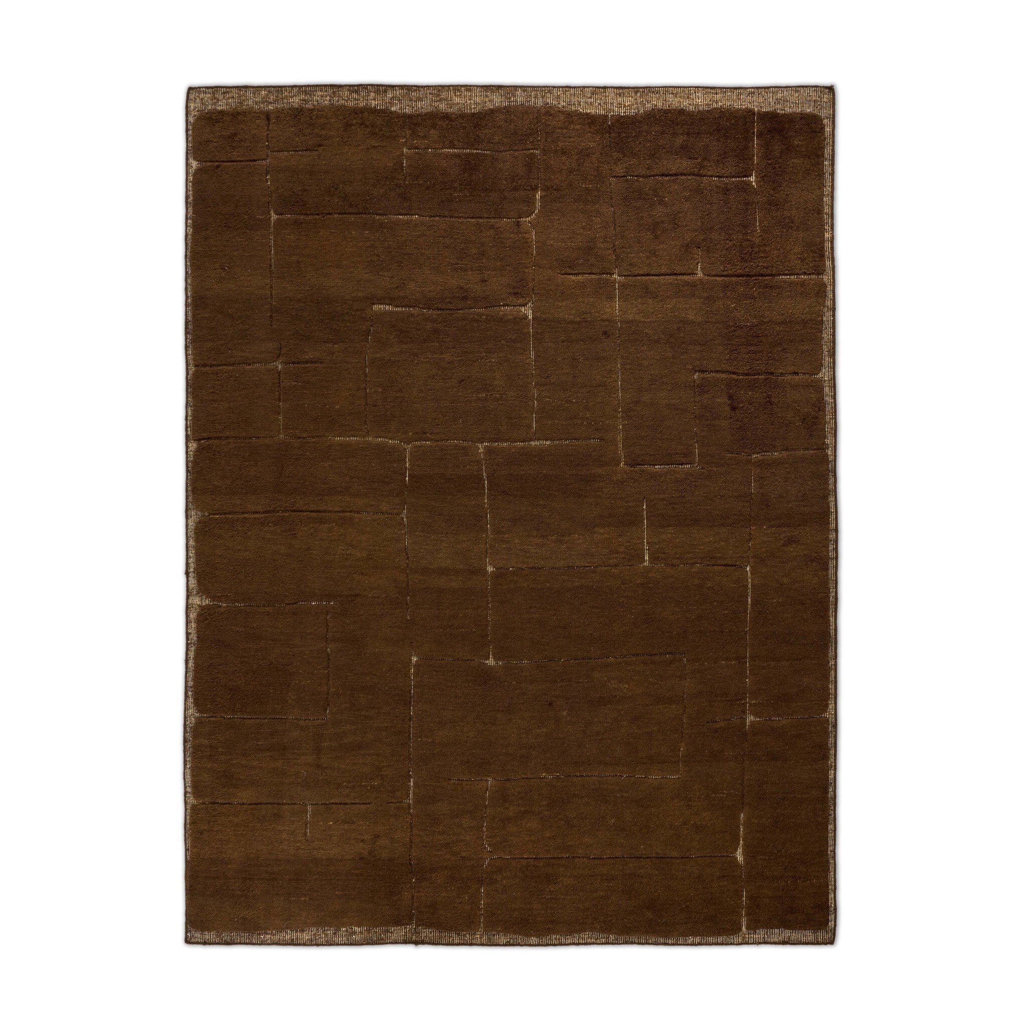 Four Hands Florian Hand-Knotted Rug — Florian Olive-8'x10'