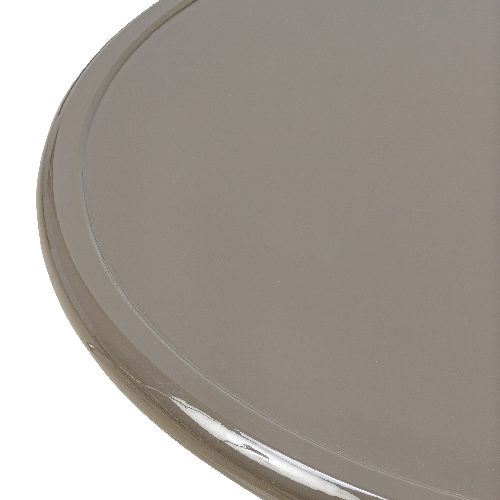 Four Hands Zia Coffee Table — Olive Lacquer-Umber Oak Solid-Polished Bronze