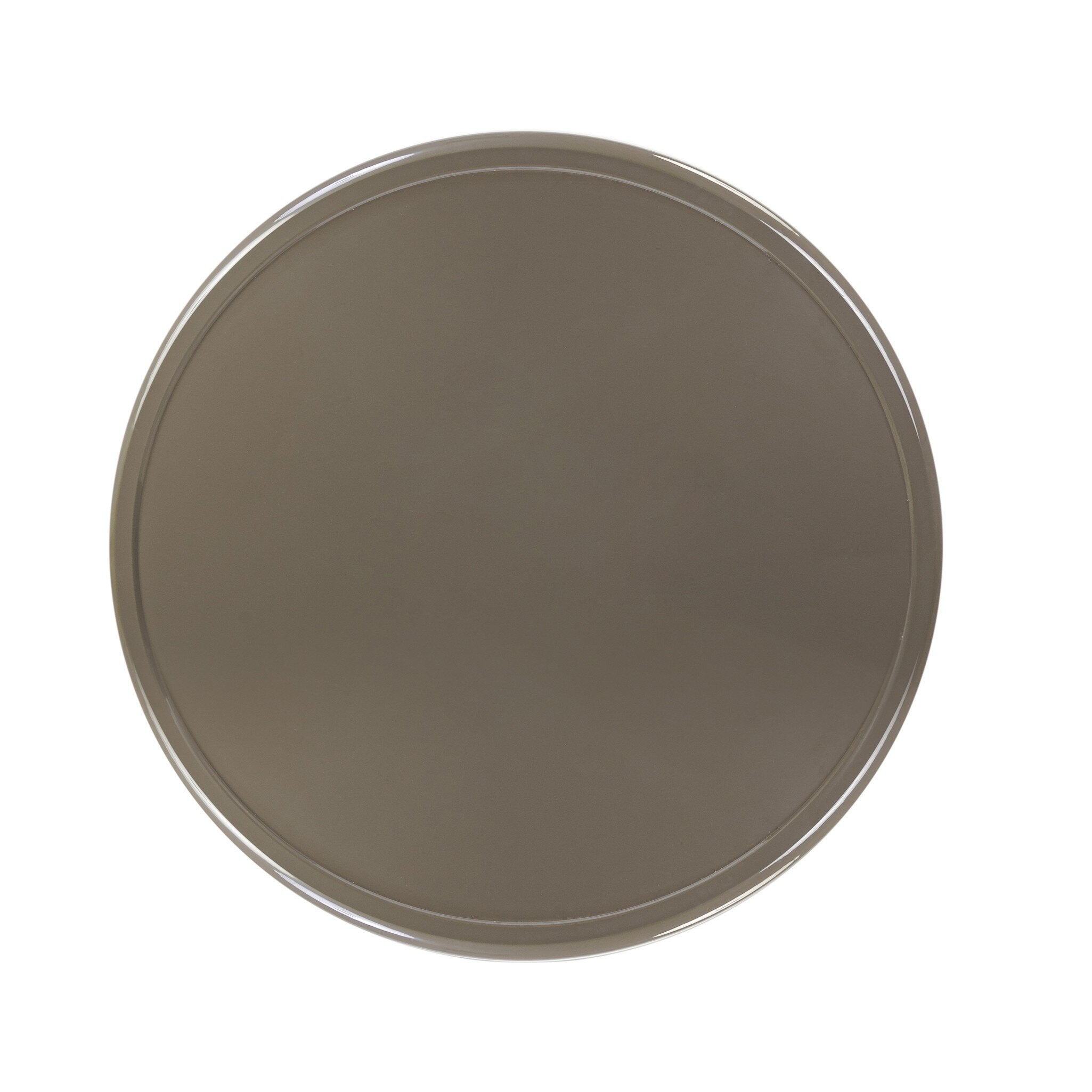 Four Hands Zia Coffee Table — Olive Lacquer-Umber Oak Solid-Polished Bronze