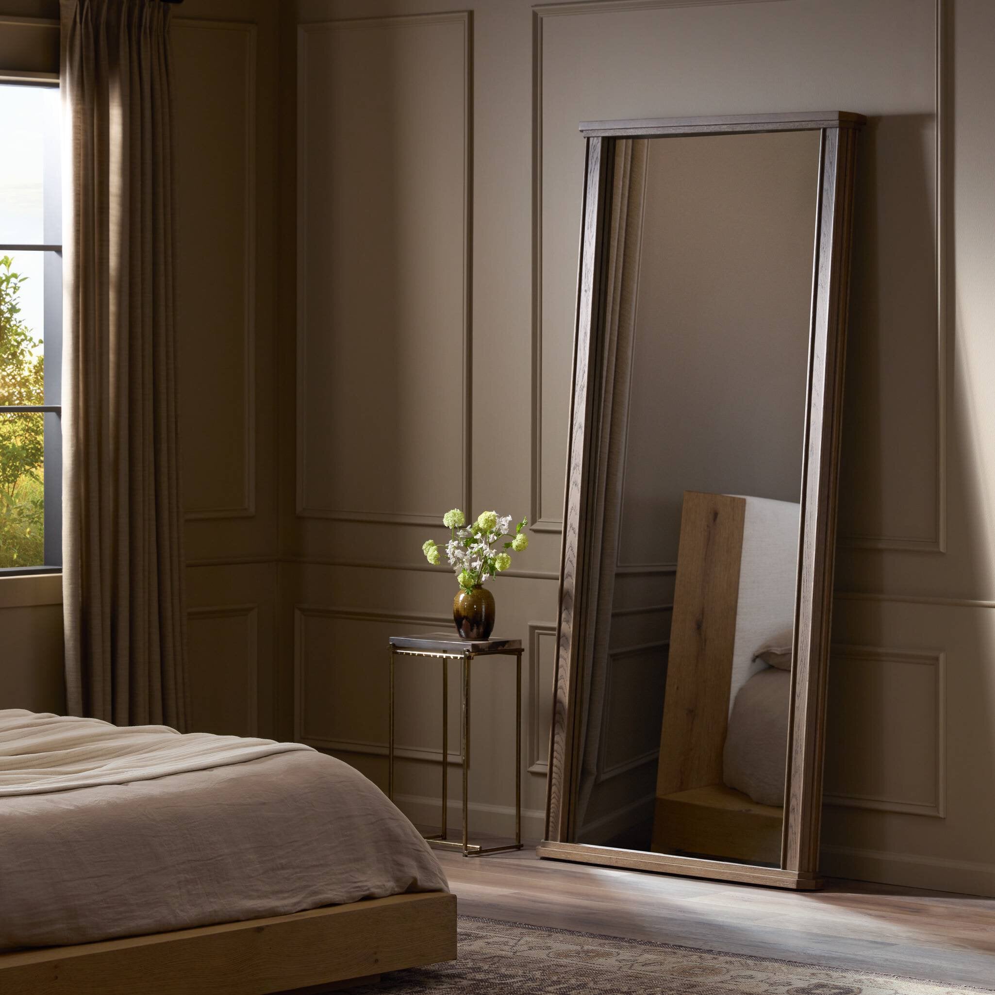 Four Hands Kish Mirror — Umber Oak Solid