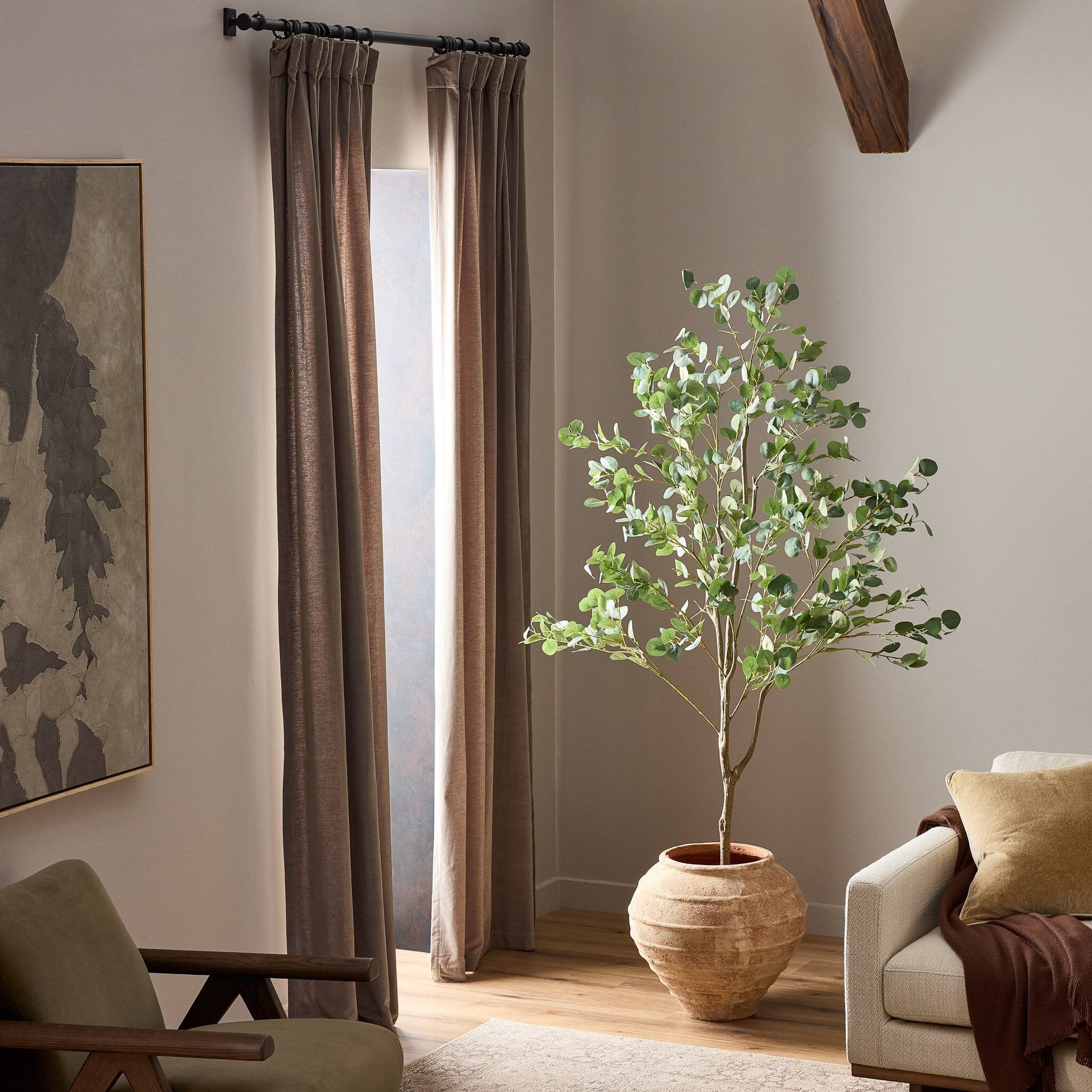 Four Hands Faux Eucalyptus Tree — Faux Eucalyptus Tree-7'