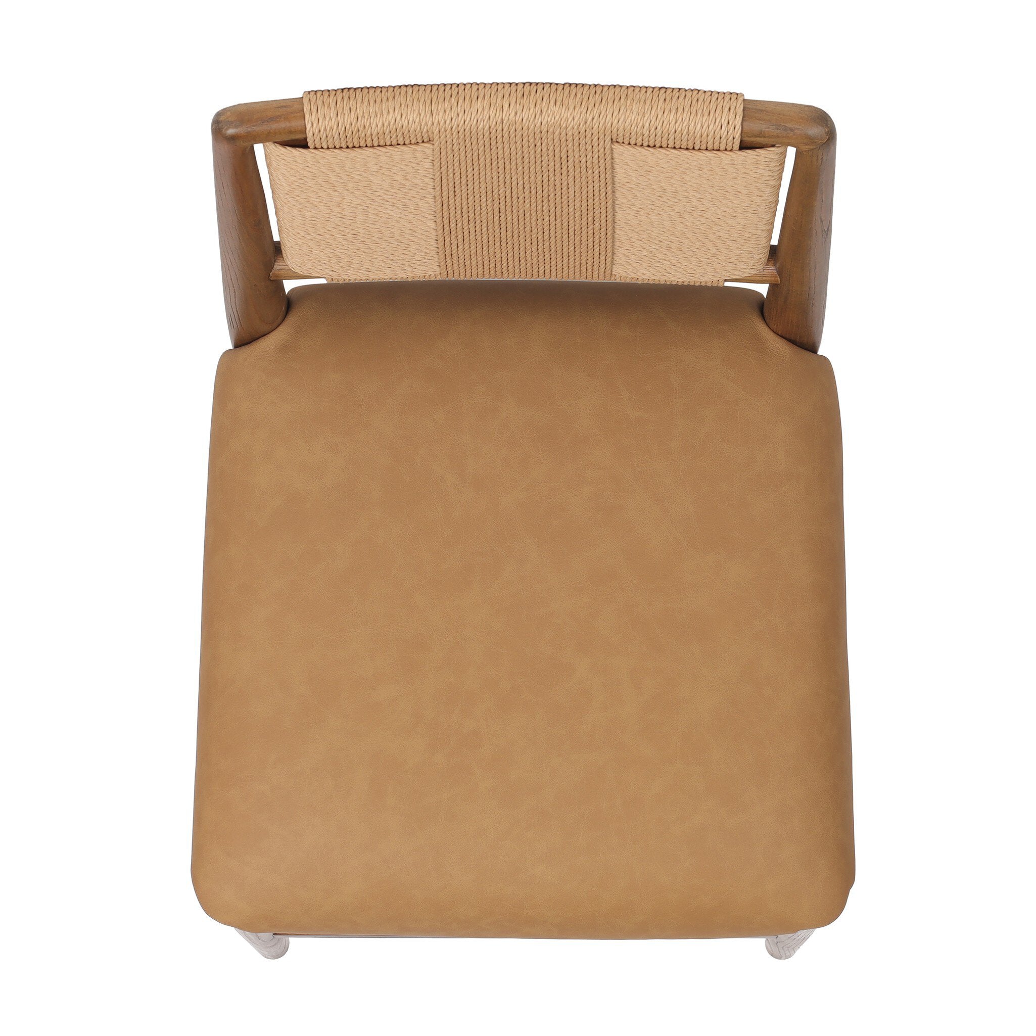 Four Hands Rothler Bar + Counter Stool — Maestro Camel-Tan Ash-Double Twisted Paper Cord-Bar