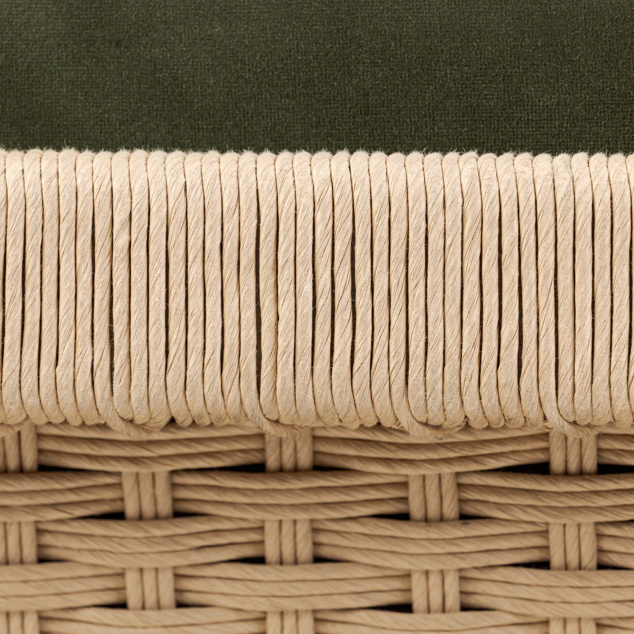 Four Hands Barwin Chair — Surrey Olive-Aged Natural Oak-Natural Paper Cord - 4mm