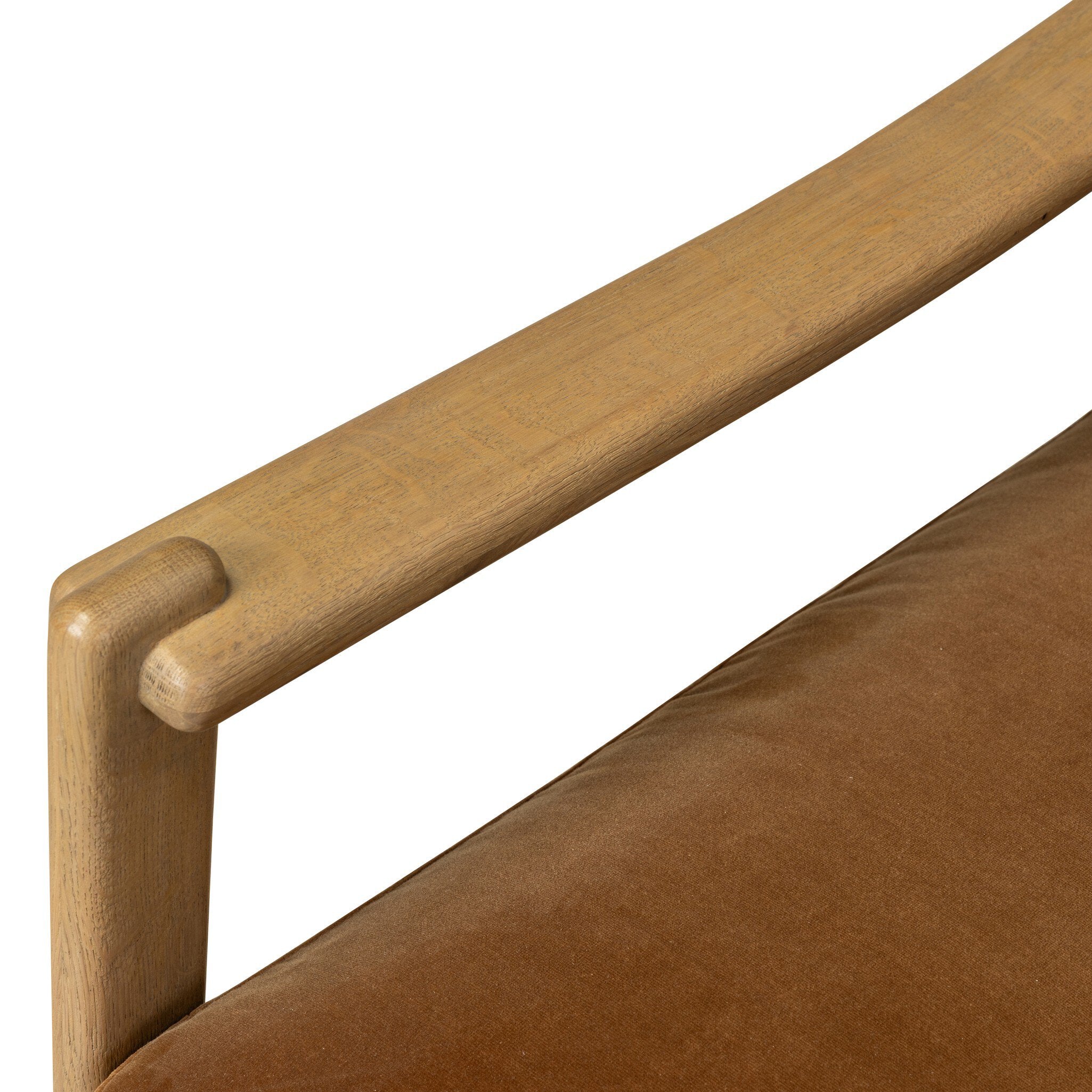 Four Hands Barwin Chair — Surrey Ochre-Aged Natural Oak-Natural Paper Cord - 4mm