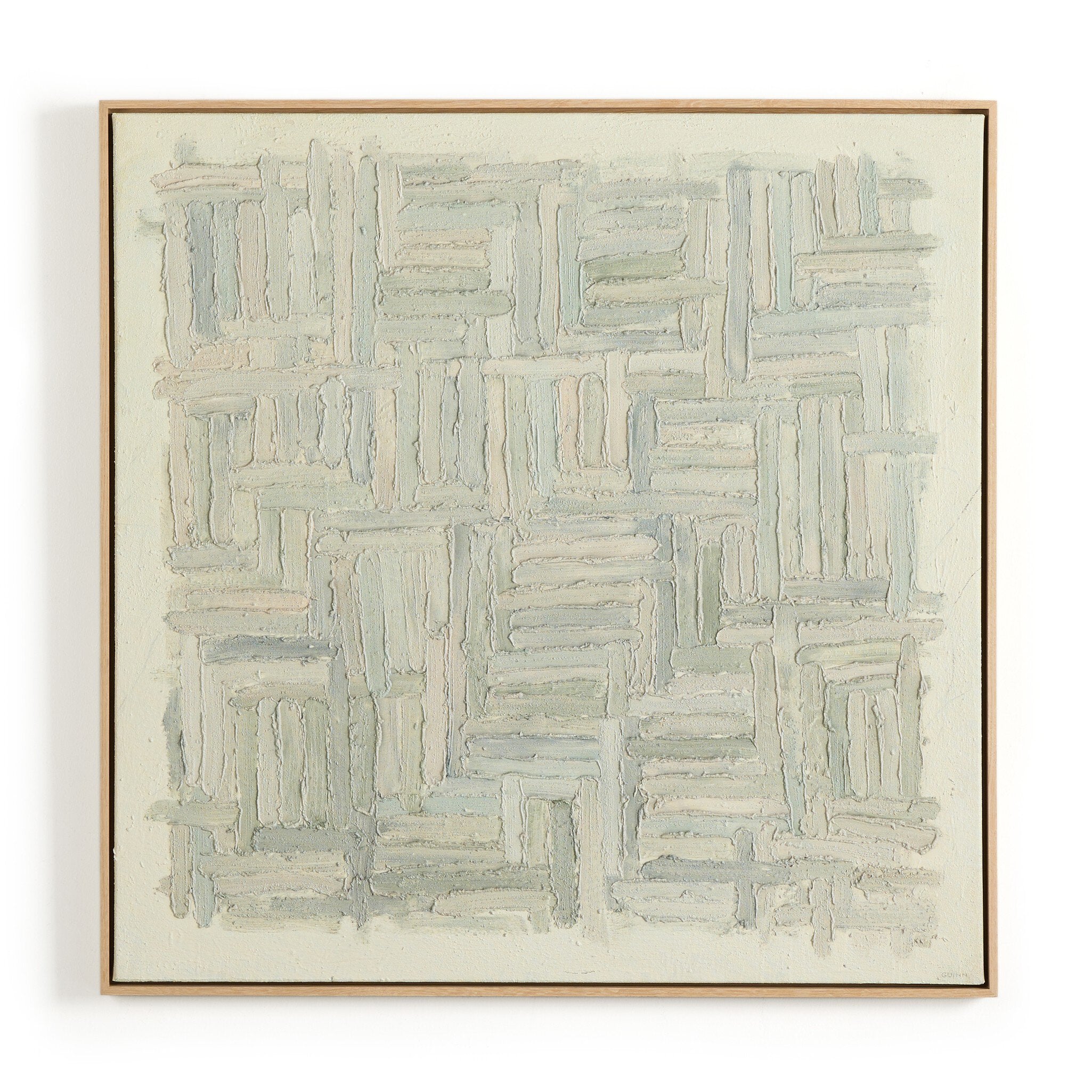 Four Hands Into The New No. 4 by Tyler Guinn — 250876-001 - 24.0x24.0-Vertical Grain White Oak Floater-Small