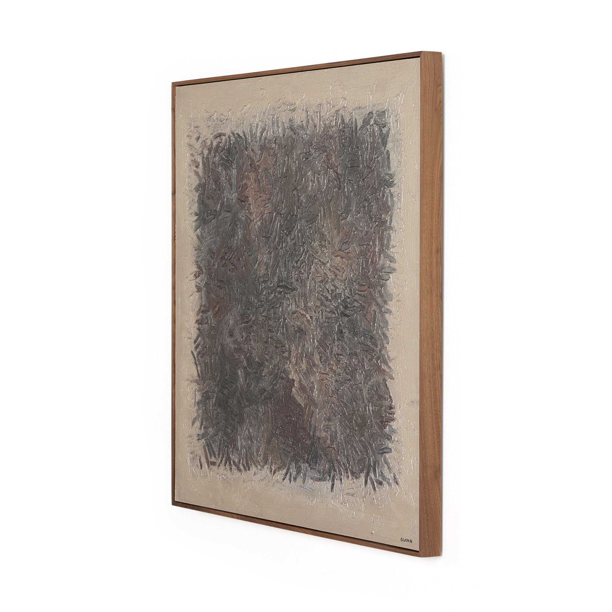 Four Hands Into The New No. 2 by Tyler Guinn — 250877-002 - 32.0x32.0-Rustic Walnut Floater-Medium