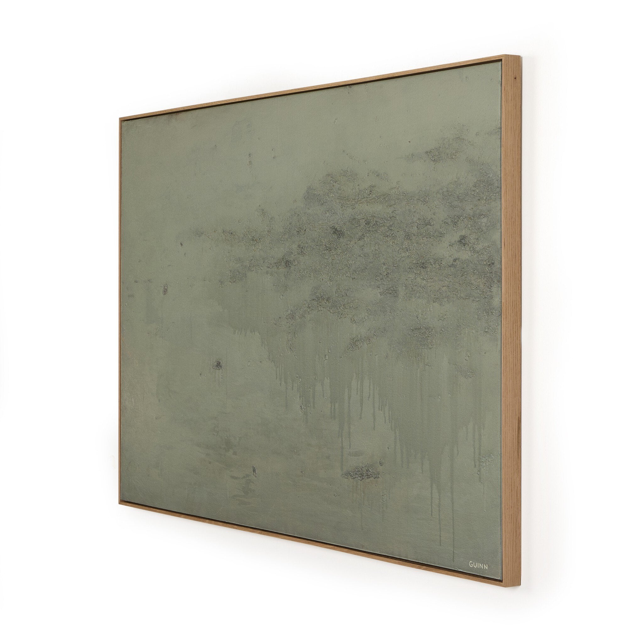Four Hands Knowledge Of The Stream by Tyler Guinn — 250878-004 - 72.0x48.0-Vertical Grain White Oak Floater-Statement