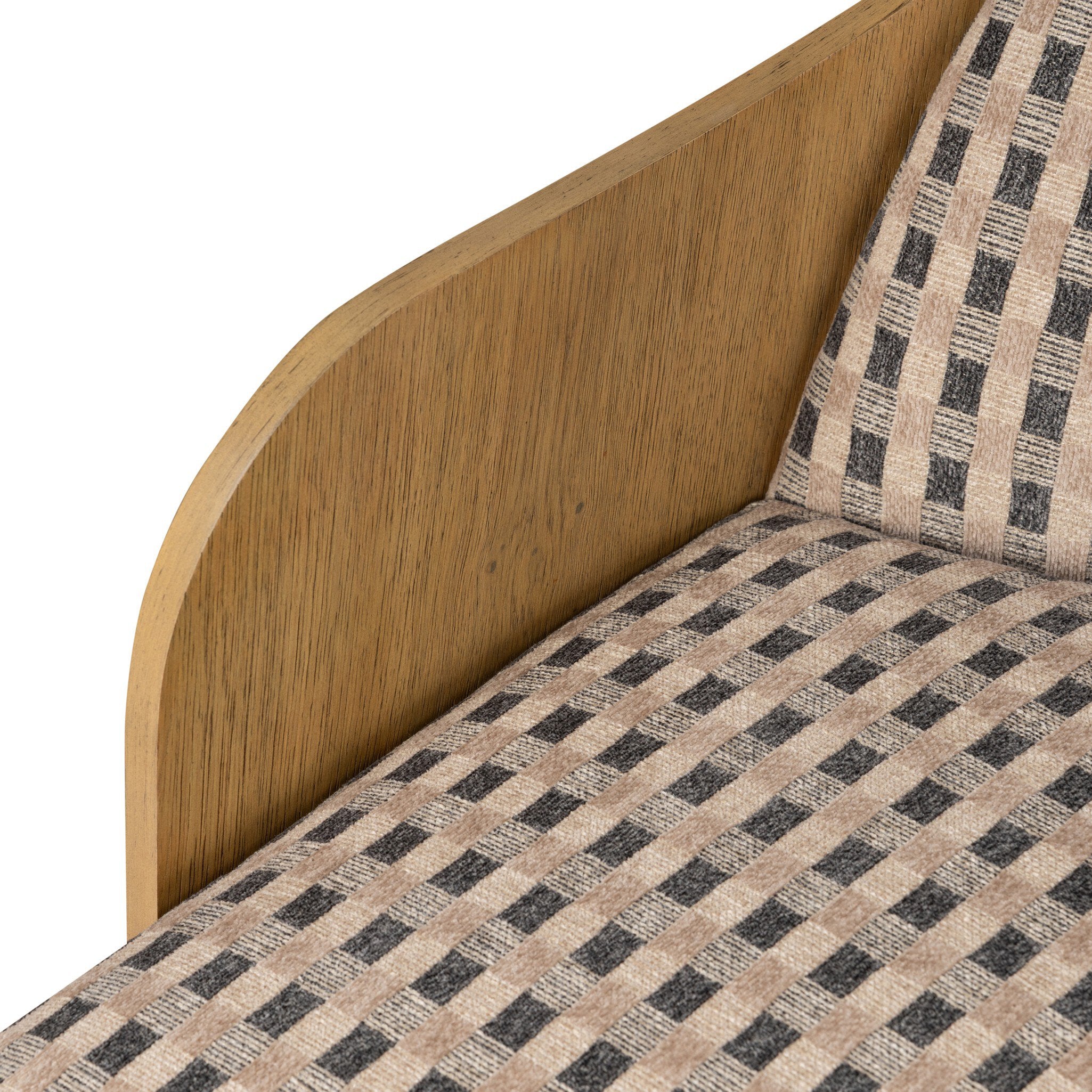 Four Hands Hemphill Swivel Chair — Firefinch Fawn-Aged Smoked Oak