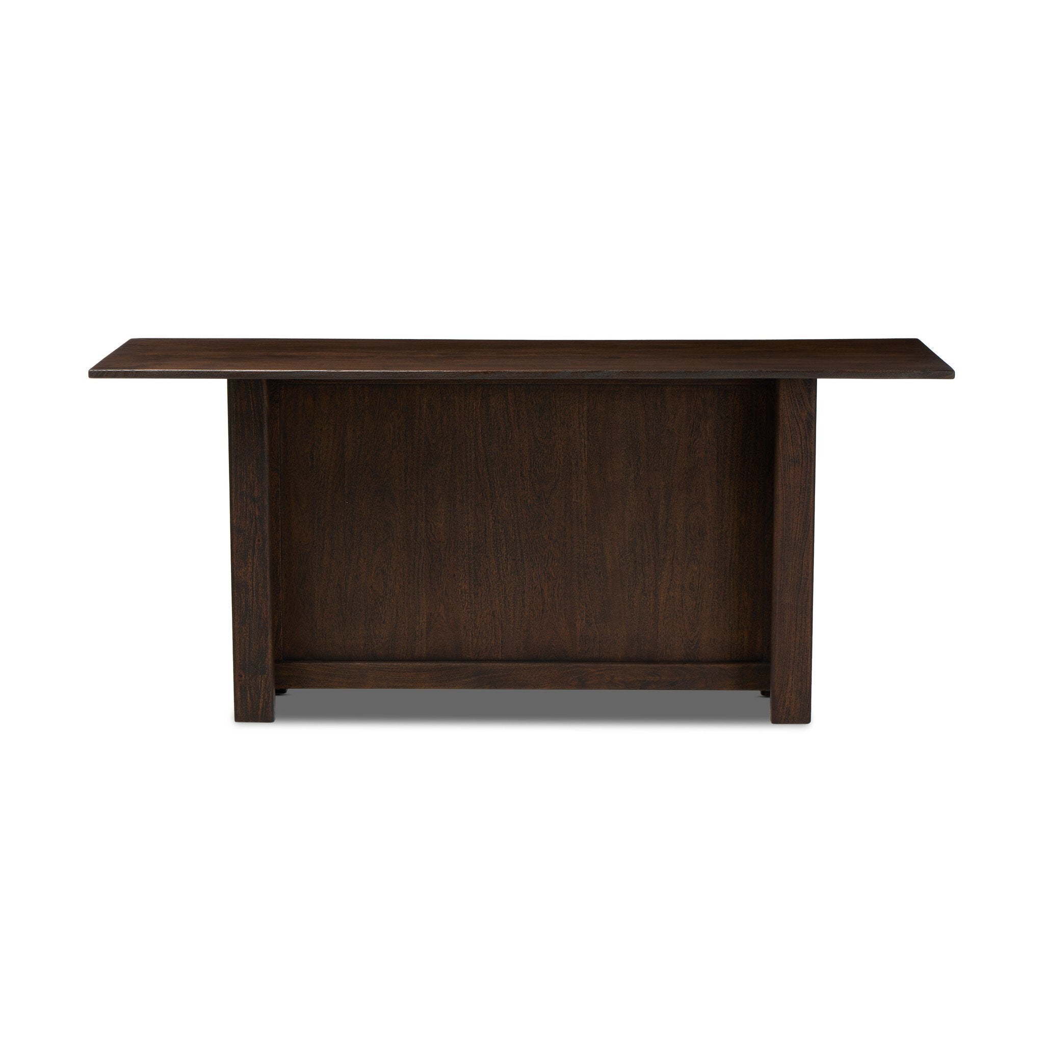 Four Hands Canton Bar + Counter Table — Dark Brown Acacia-Dark Brown Acacia Veneer-Counter