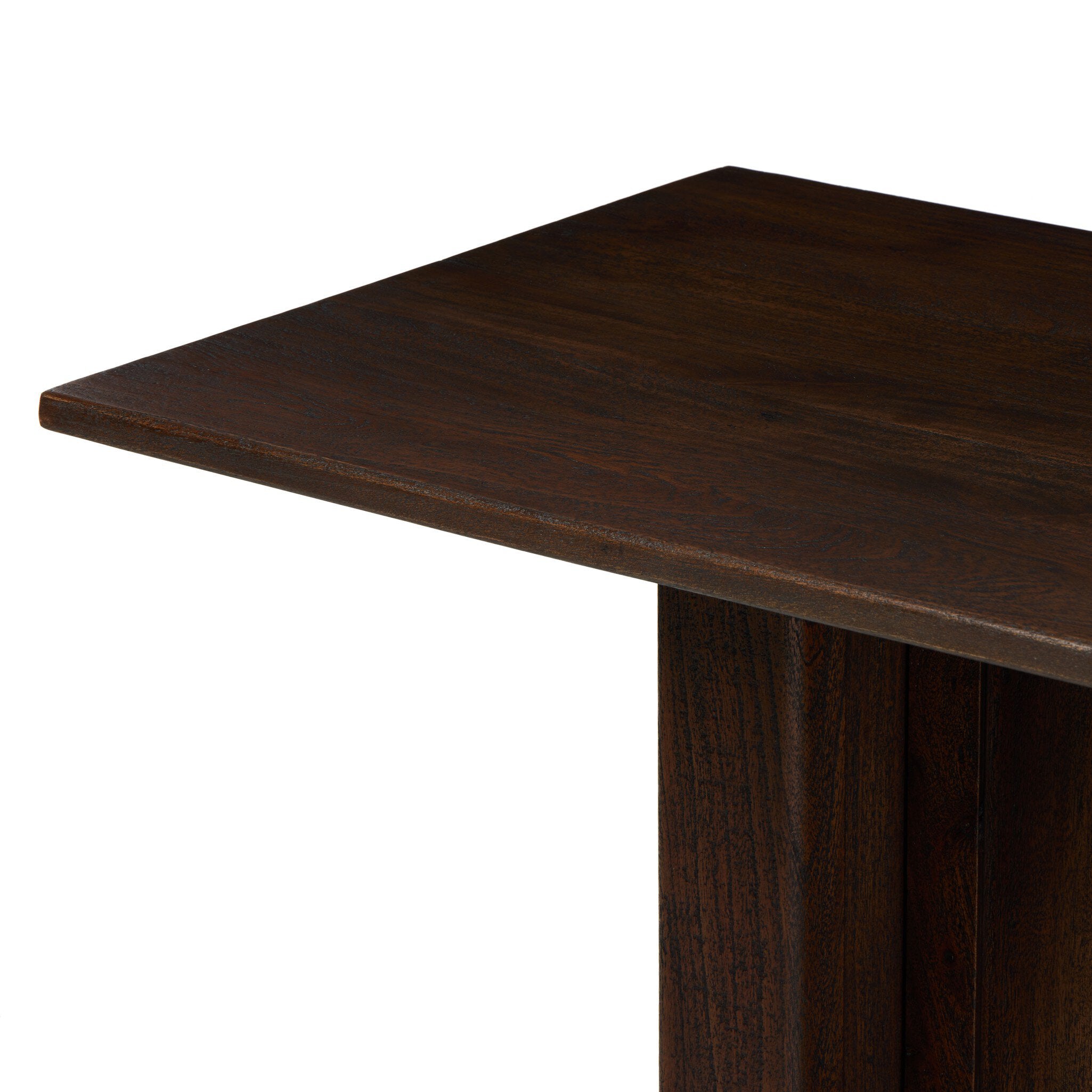 Four Hands Canton Bar + Counter Table — Dark Brown Acacia-Dark Brown Acacia Veneer-Counter