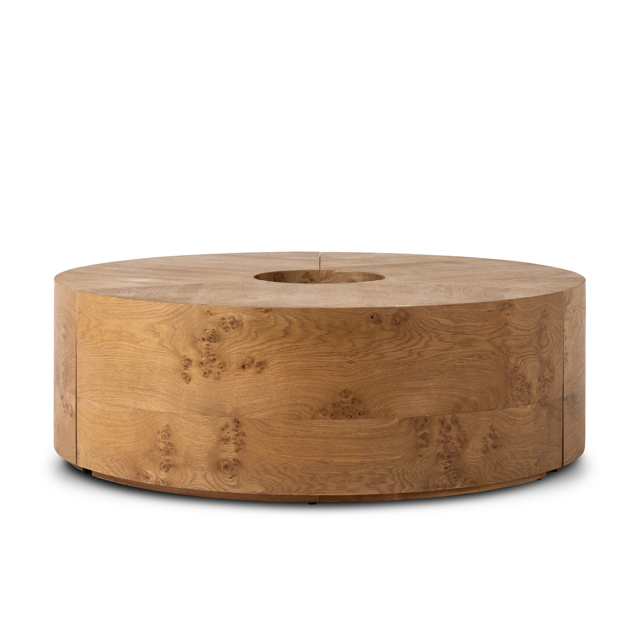 Four Hands Rue Coffee Table — Barley Medium Burl Oak-Barley Medium Burl Oak Solid
