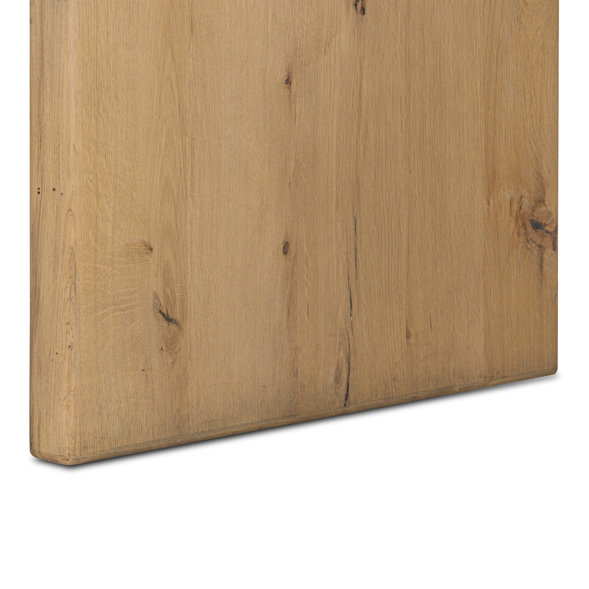 Four Hands Nico Desk — Aged Natural Oak Veneer-Palermo Drift-Bronze Antimony