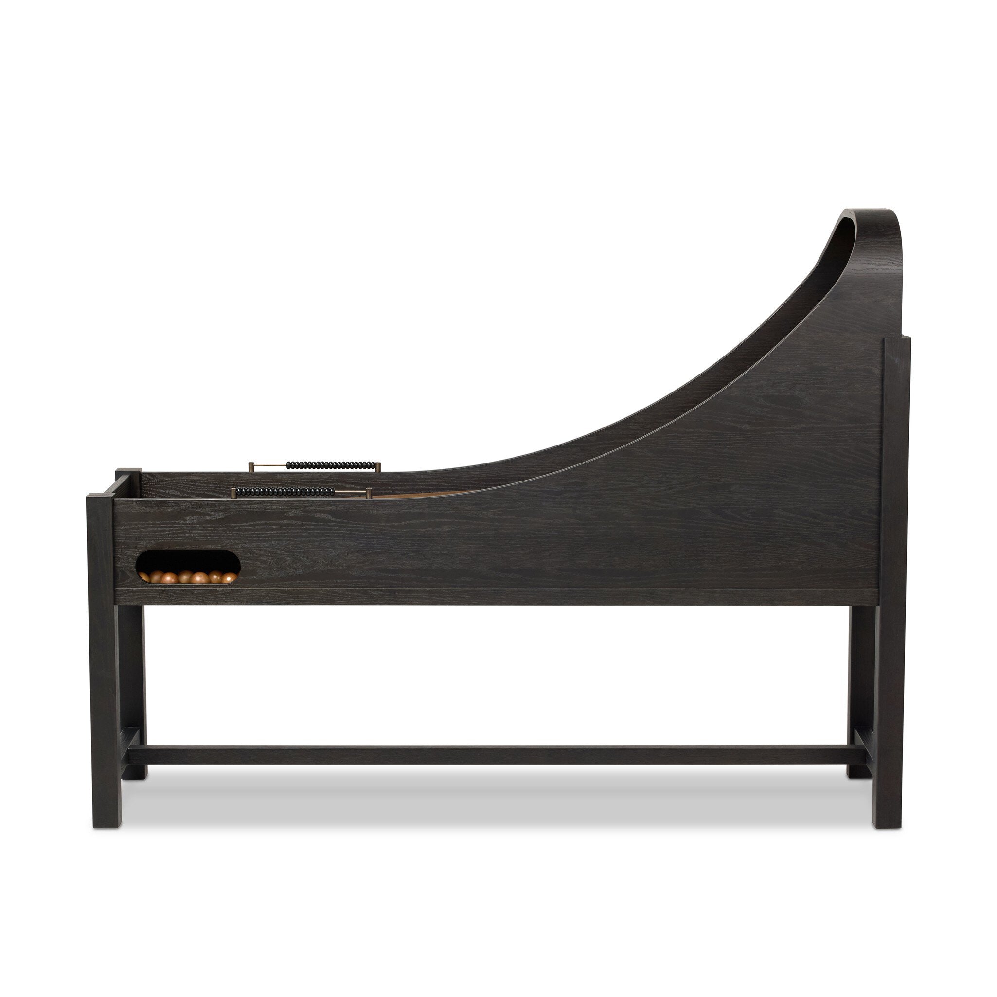 Four Hands Skee Ball — Distressed Black Oak Veneer-Tan Oak Veneer-Tan Oak