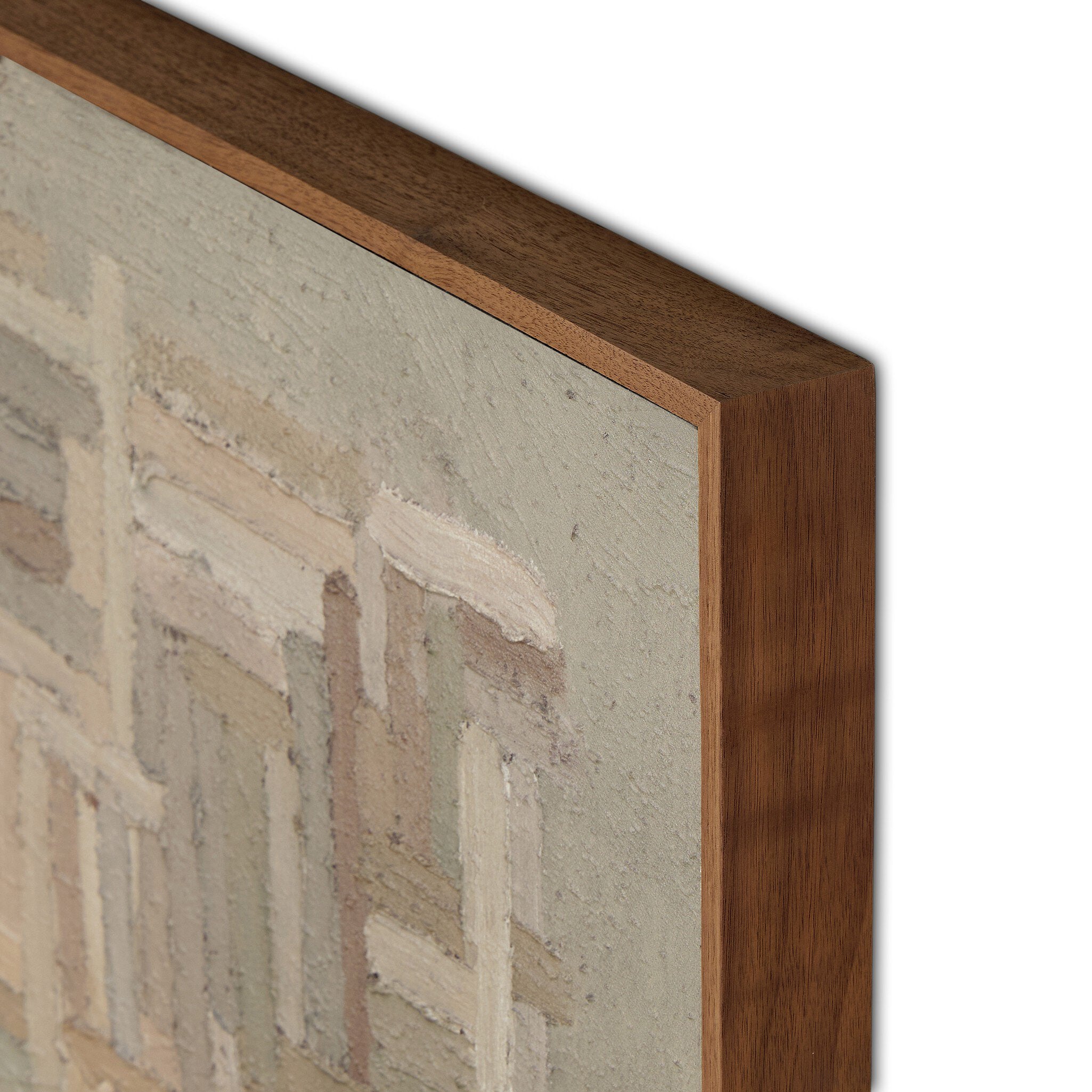 Four Hands Into The New No. 3 by Tyler Guinn — 251932-003 - 60.0x43.25-Walnut Floater-Oversized