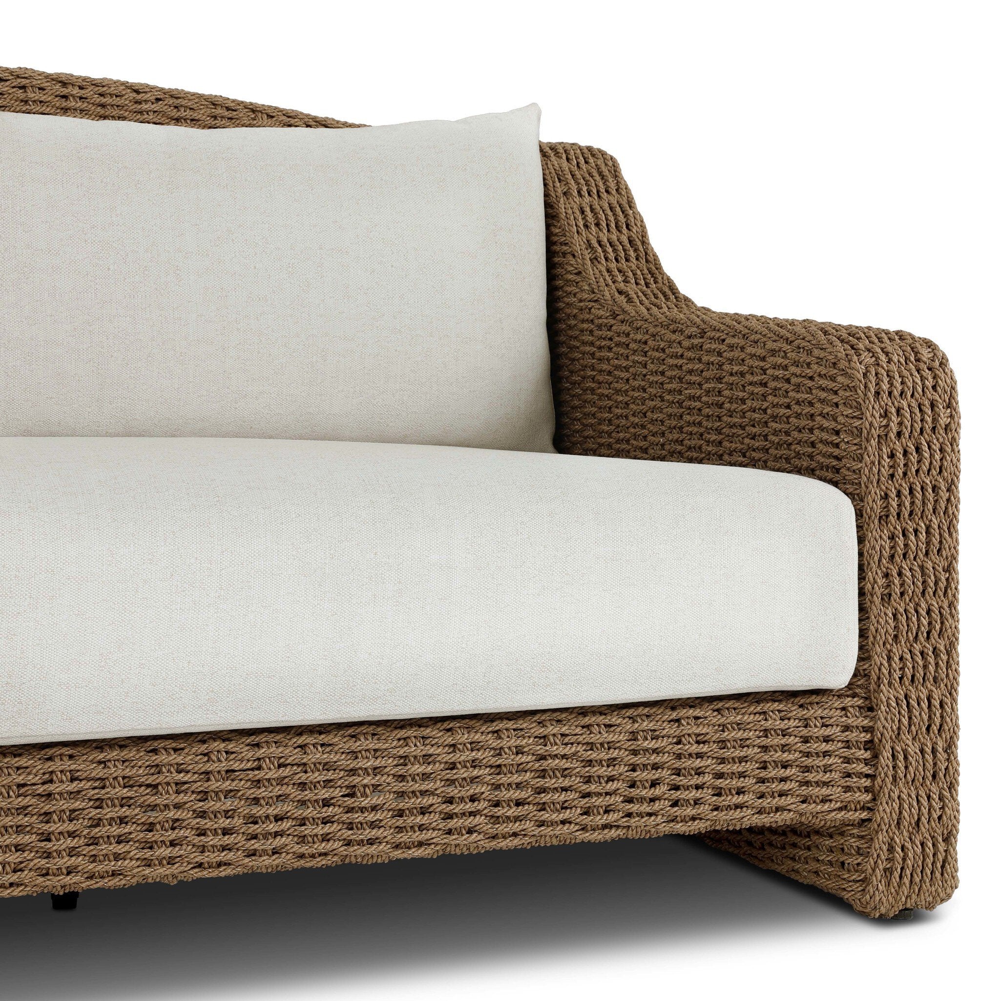 Four Hands Marina Outdoor Sofa — Alessi Linen-Twisted Umber