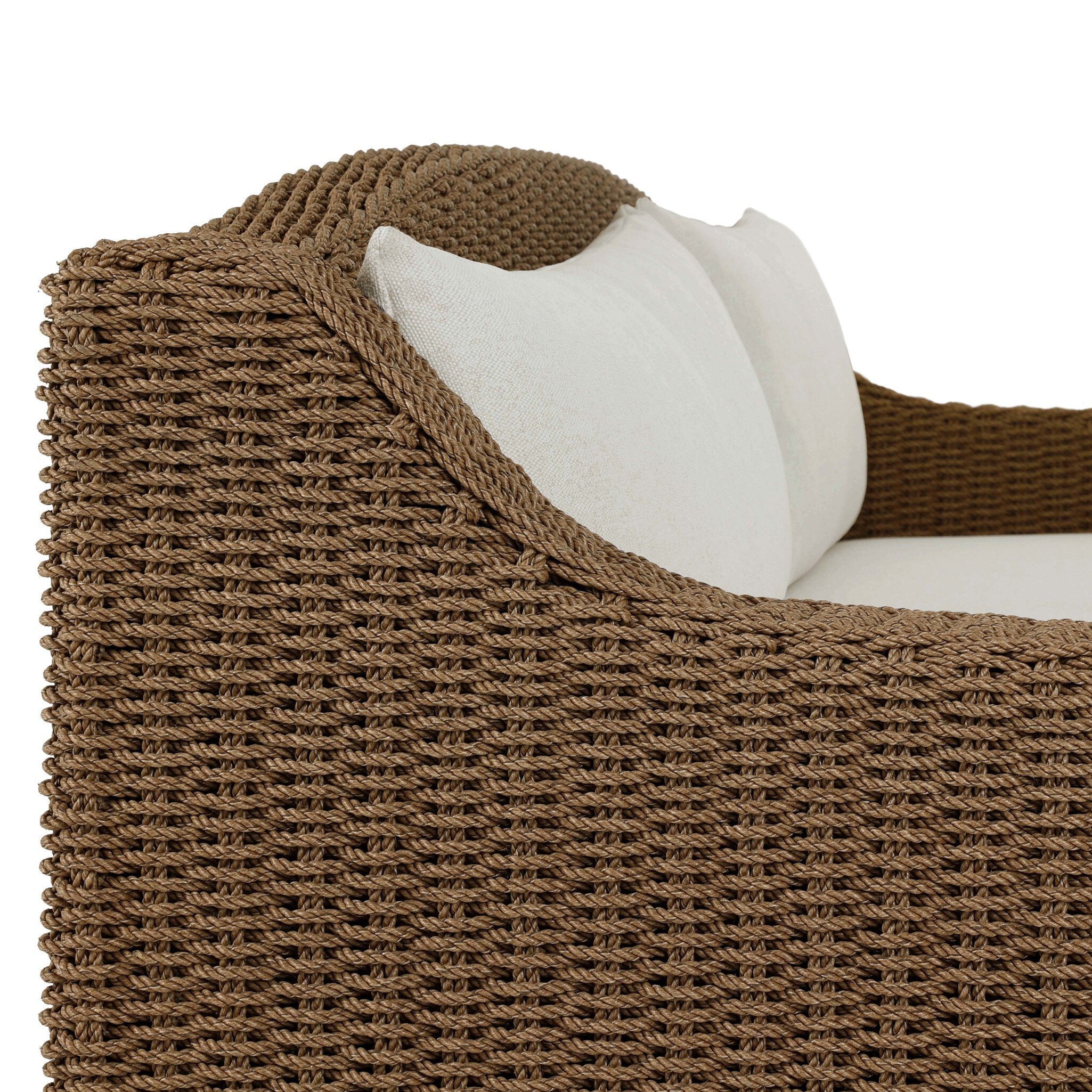 Four Hands Marina Outdoor Sofa — Alessi Linen-Twisted Umber