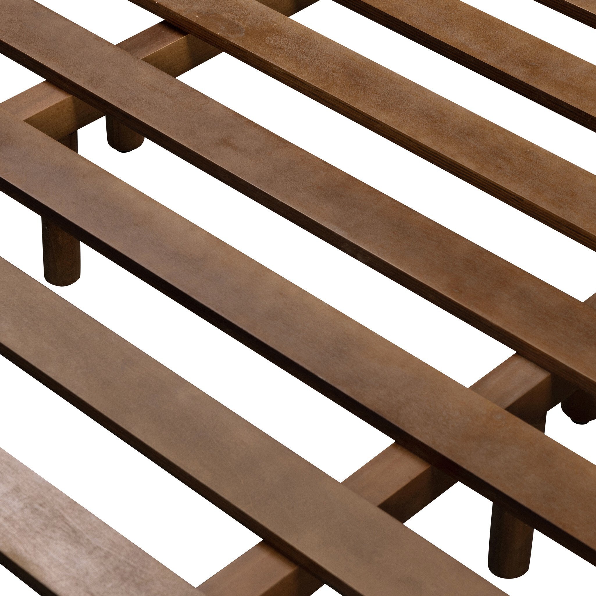 Four Hands Salta Bed — Brown Oak Thin Oyster-Brown Oak Thick Veneer-Brown Oak Solid-King