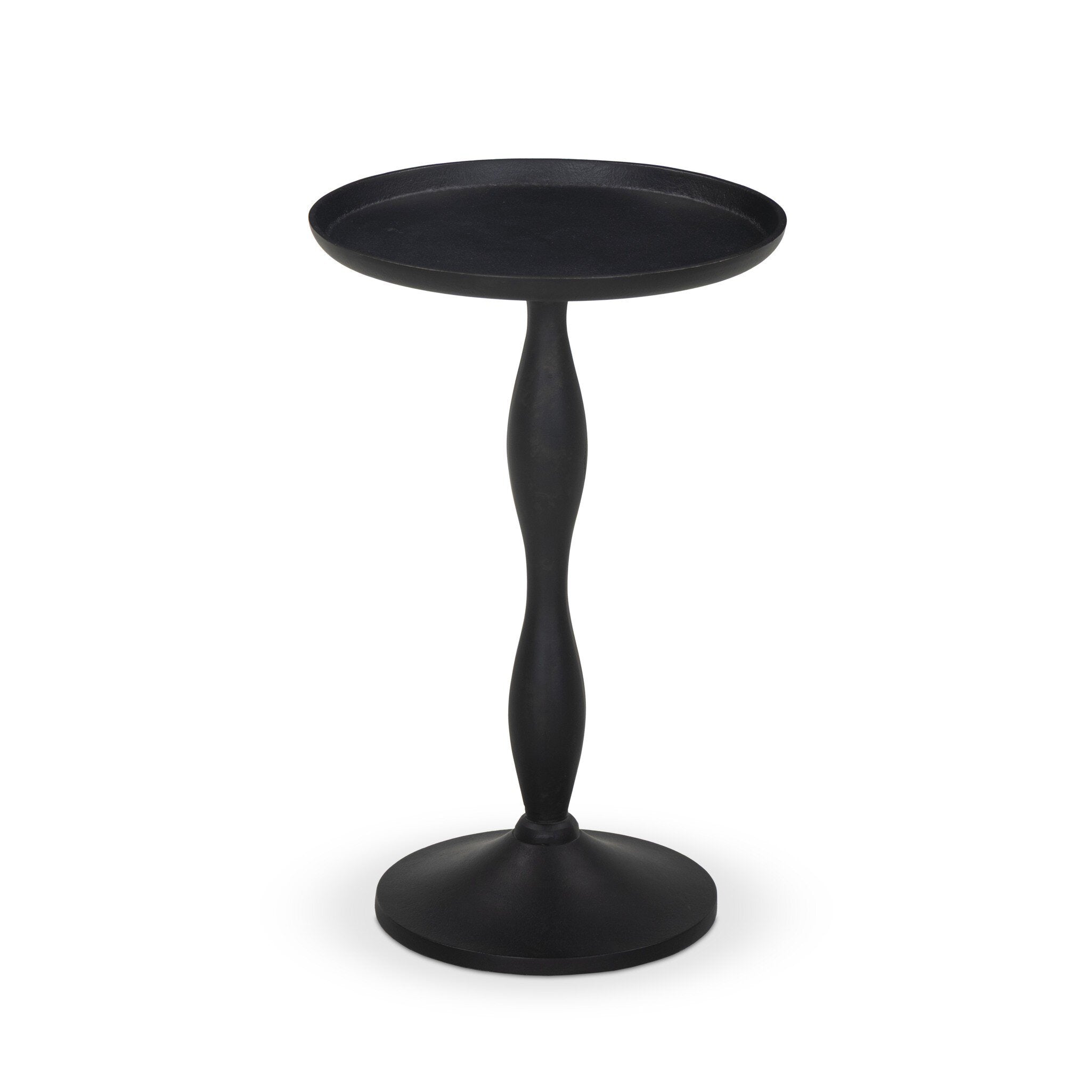 Four Hands Carden End Table — Black Antique