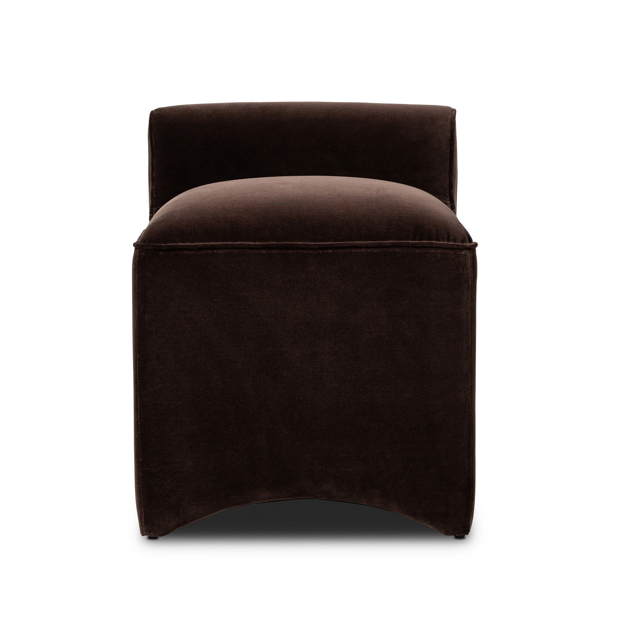 Four Hands Allonia Accent Stool — Surrey Cocoa