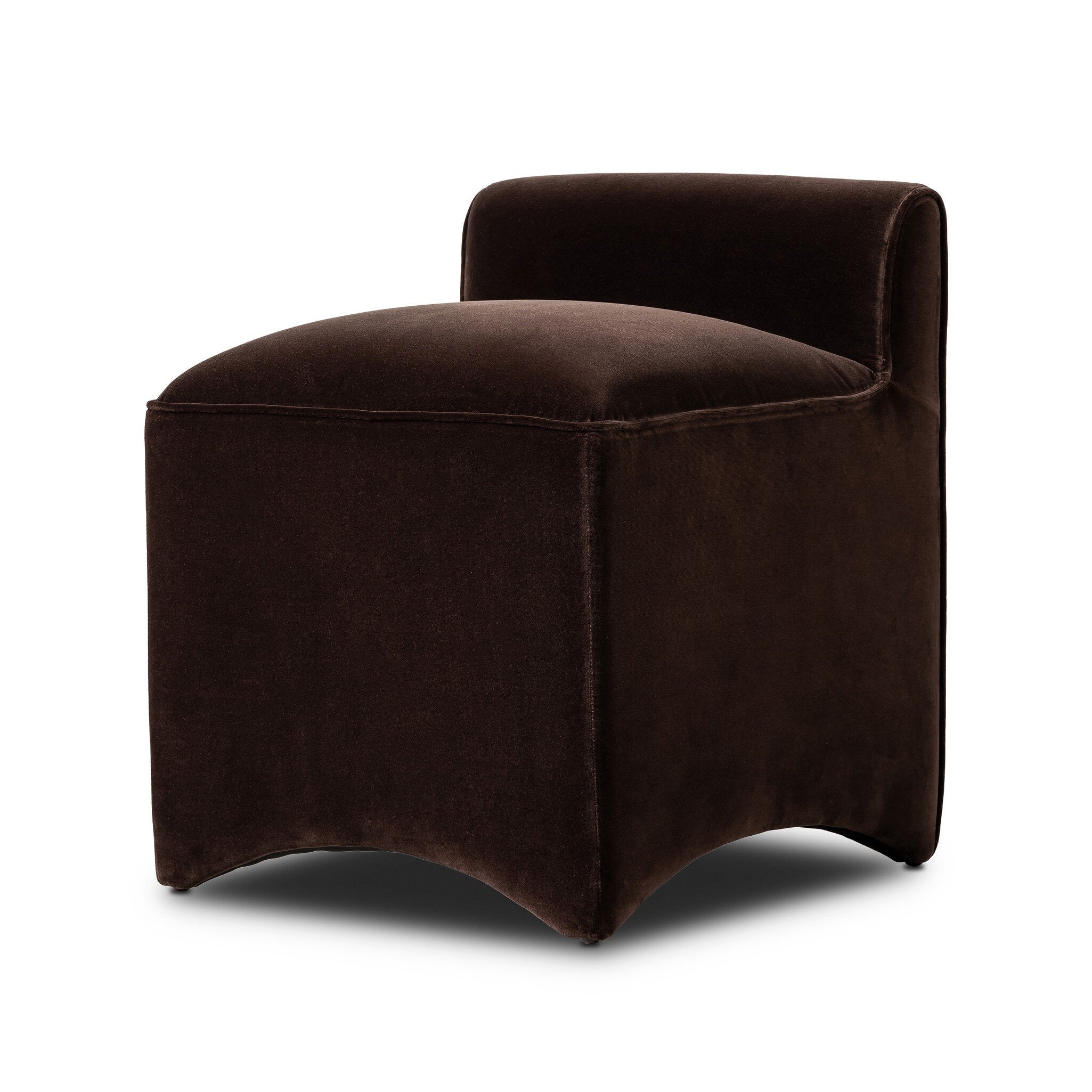 Four Hands Allonia Accent Stool — Surrey Cocoa