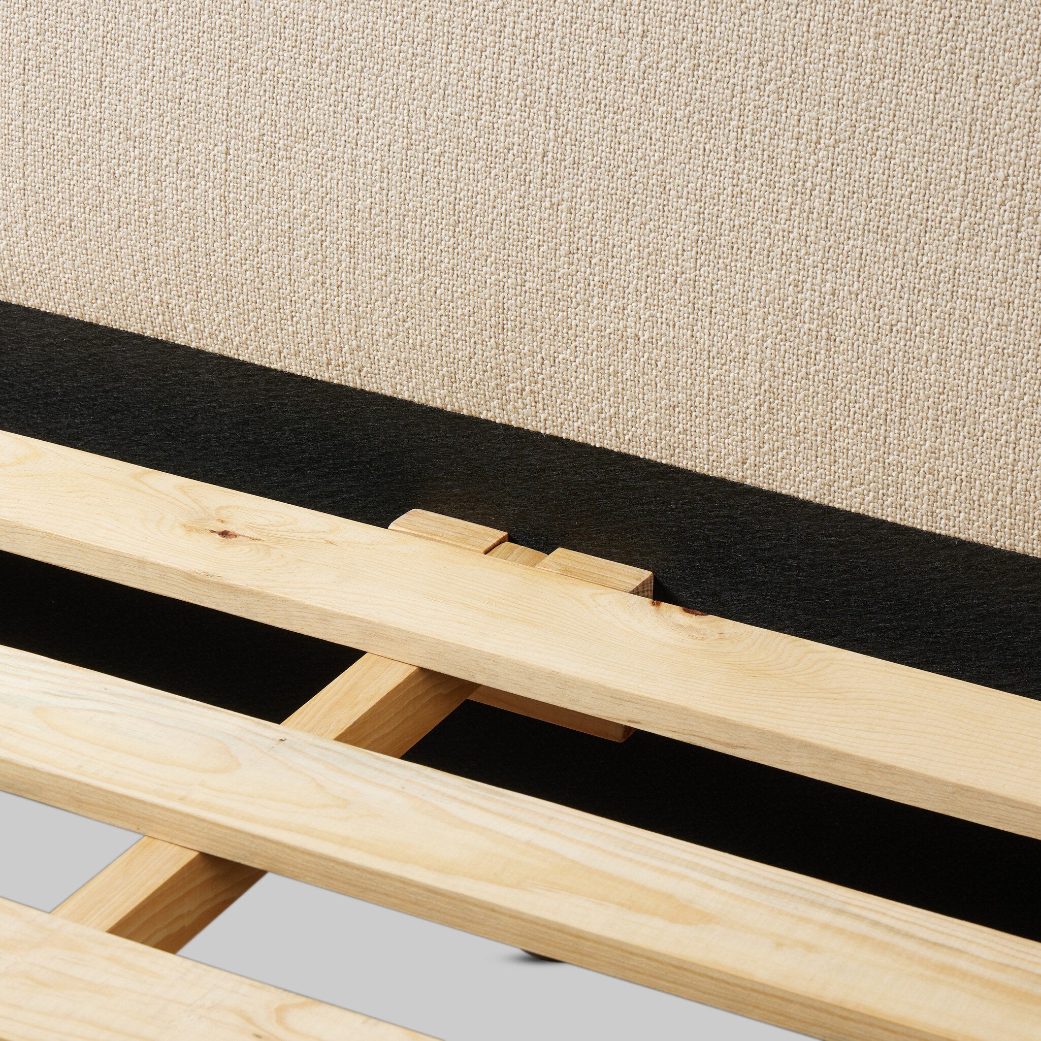 Four Hands Colt Platform Bed — Irving Flax-Aged Sienna-King