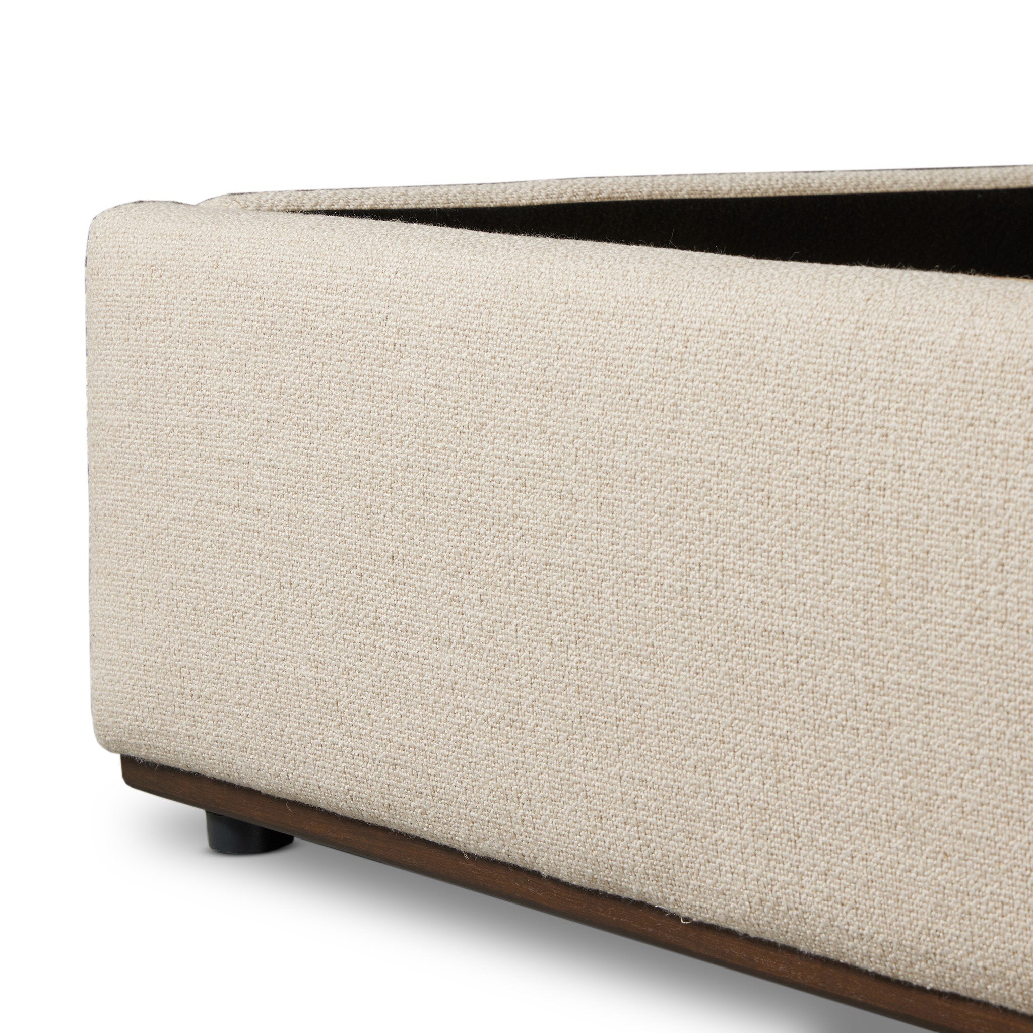 Four Hands Colt Platform Bed — Irving Flax-Aged Sienna-King